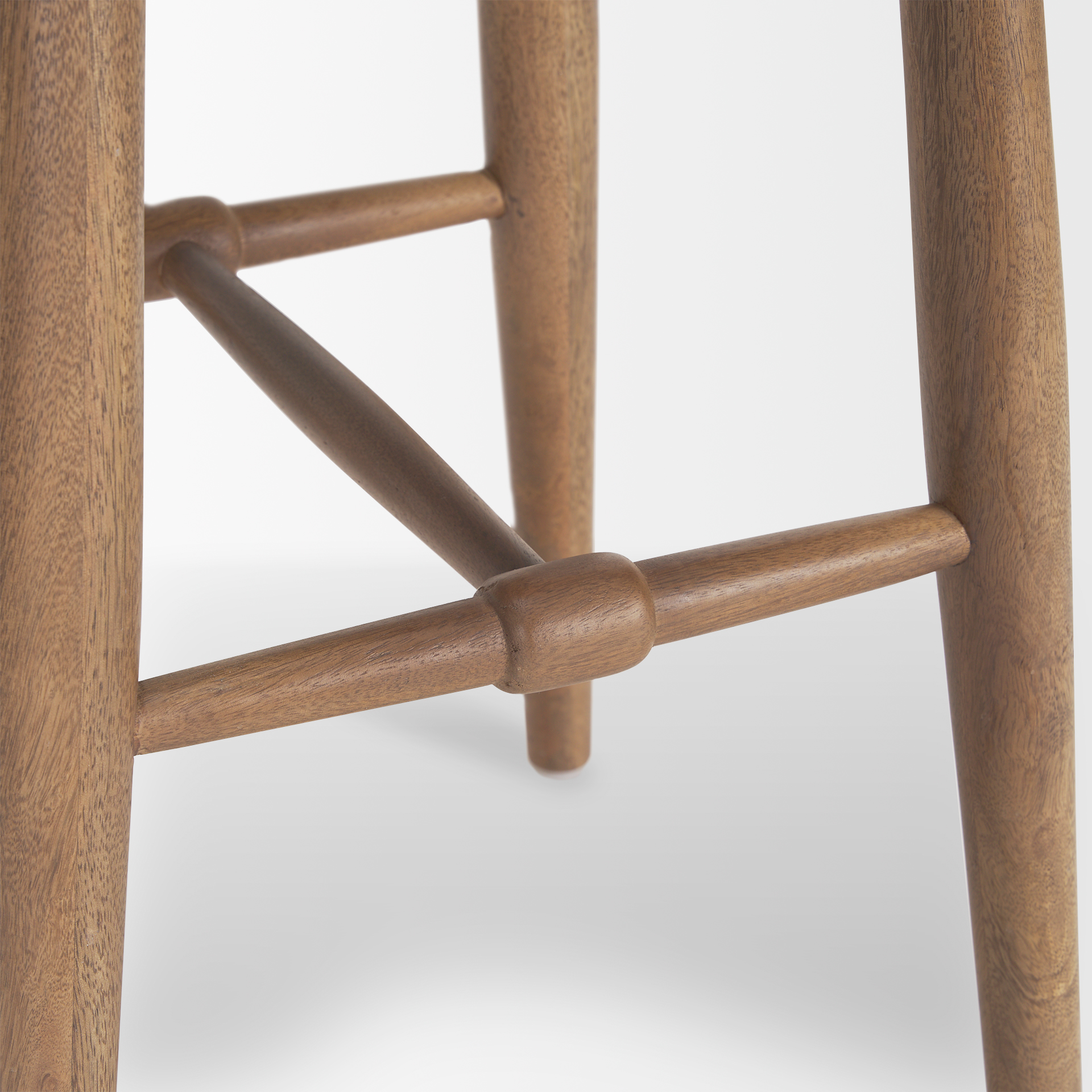 ernest medium brown wood bar stool