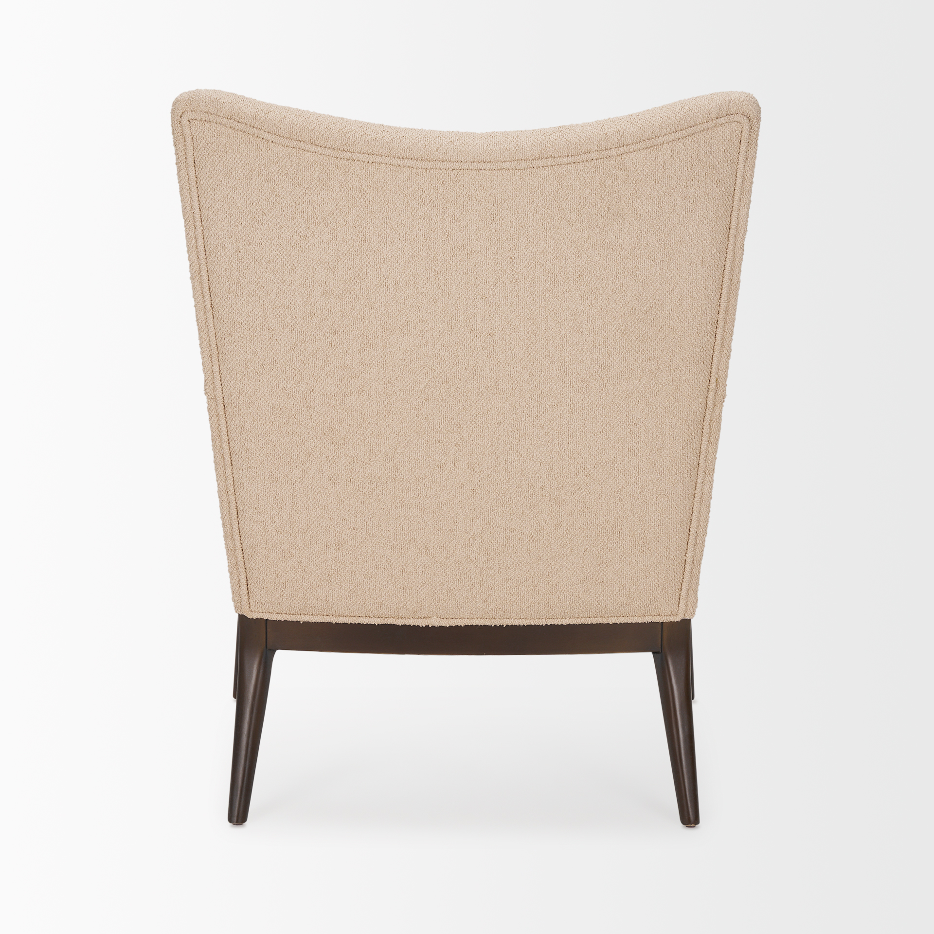 argent beige boucle accent chair