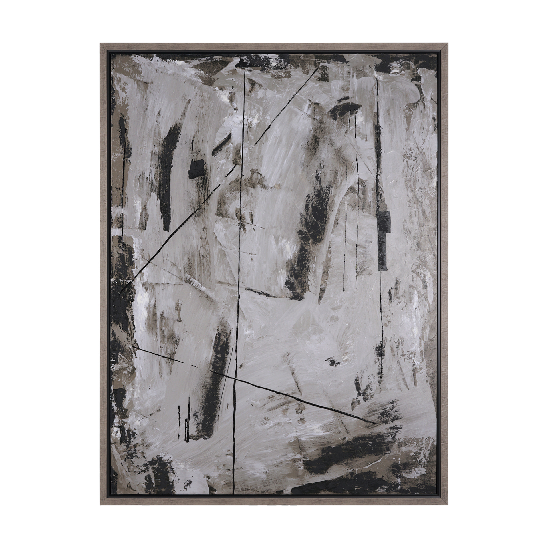 clay iii by mercana studio a hand embelished textured canvas
