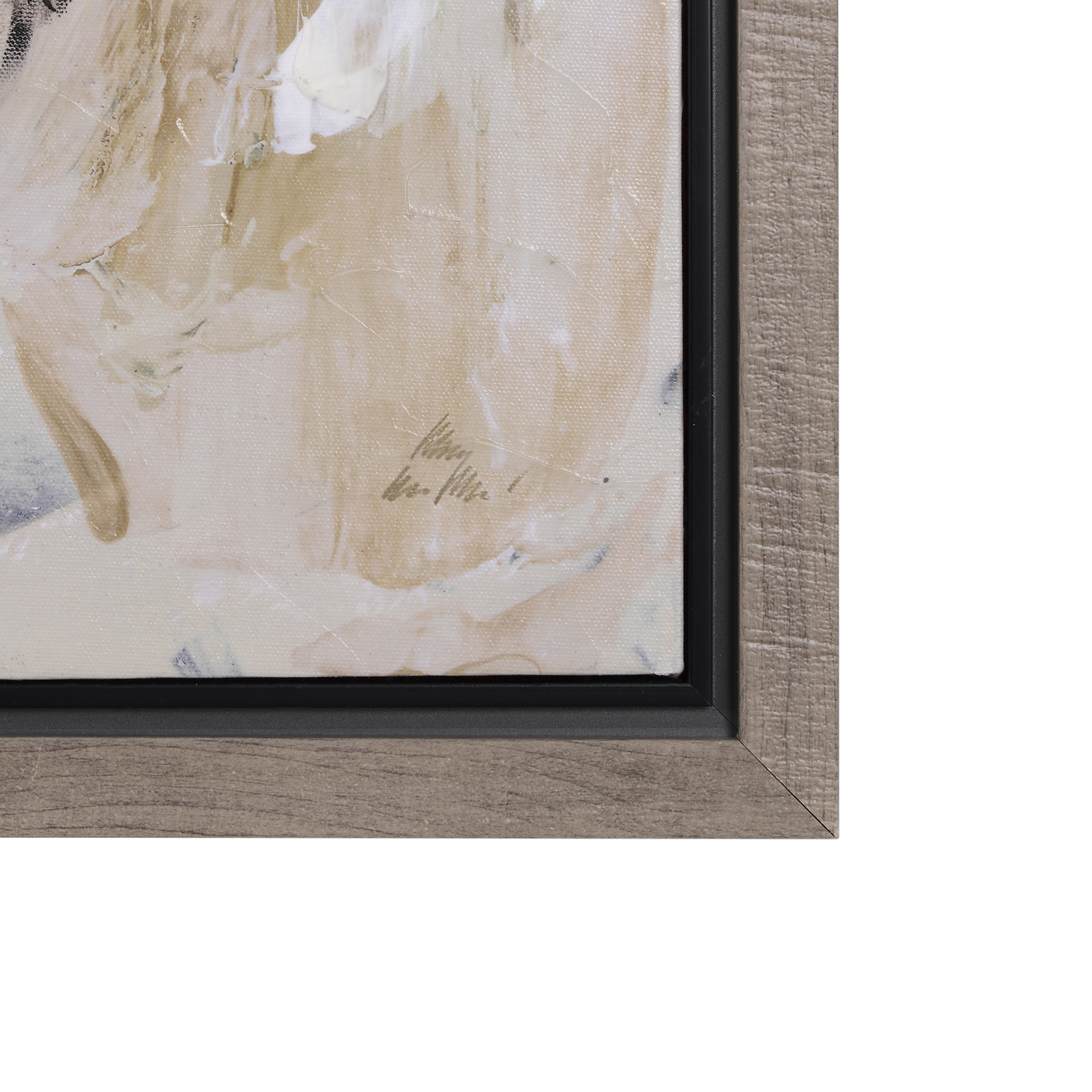 clay i by mercana studio a hand embelished textured canvas