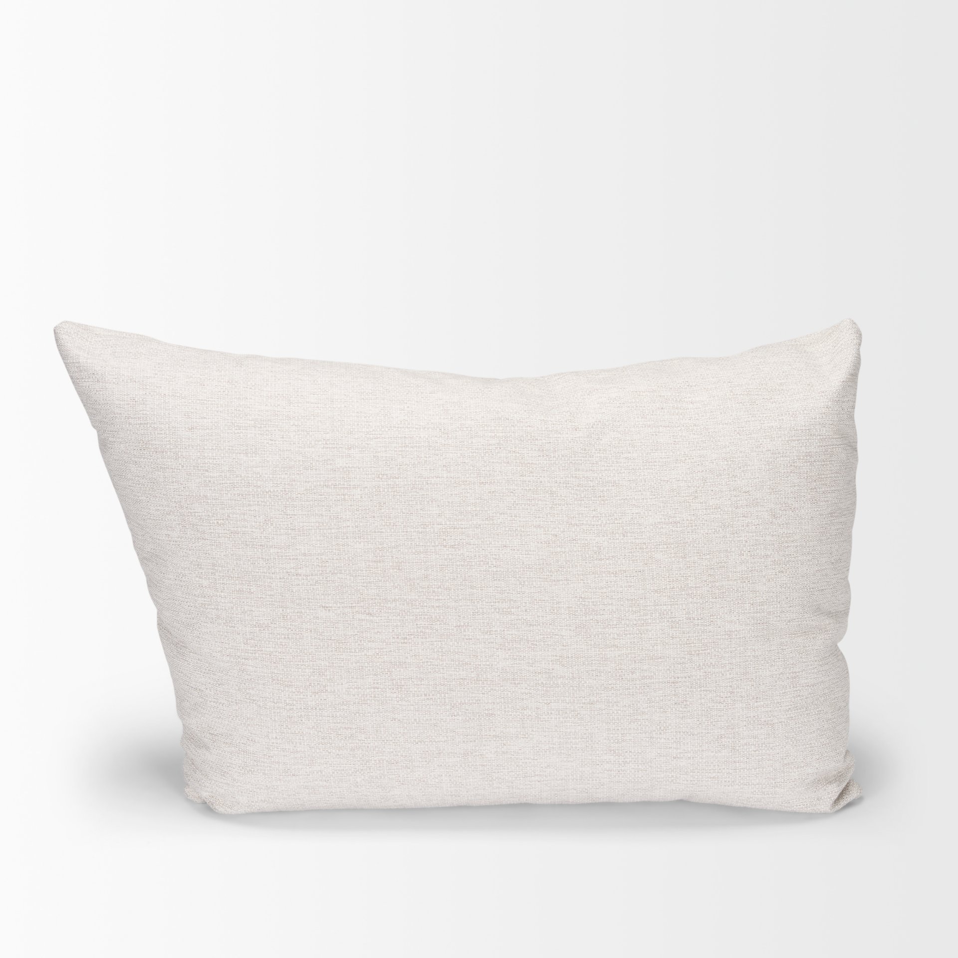 halston arm pillow in oatmeal performance fabric