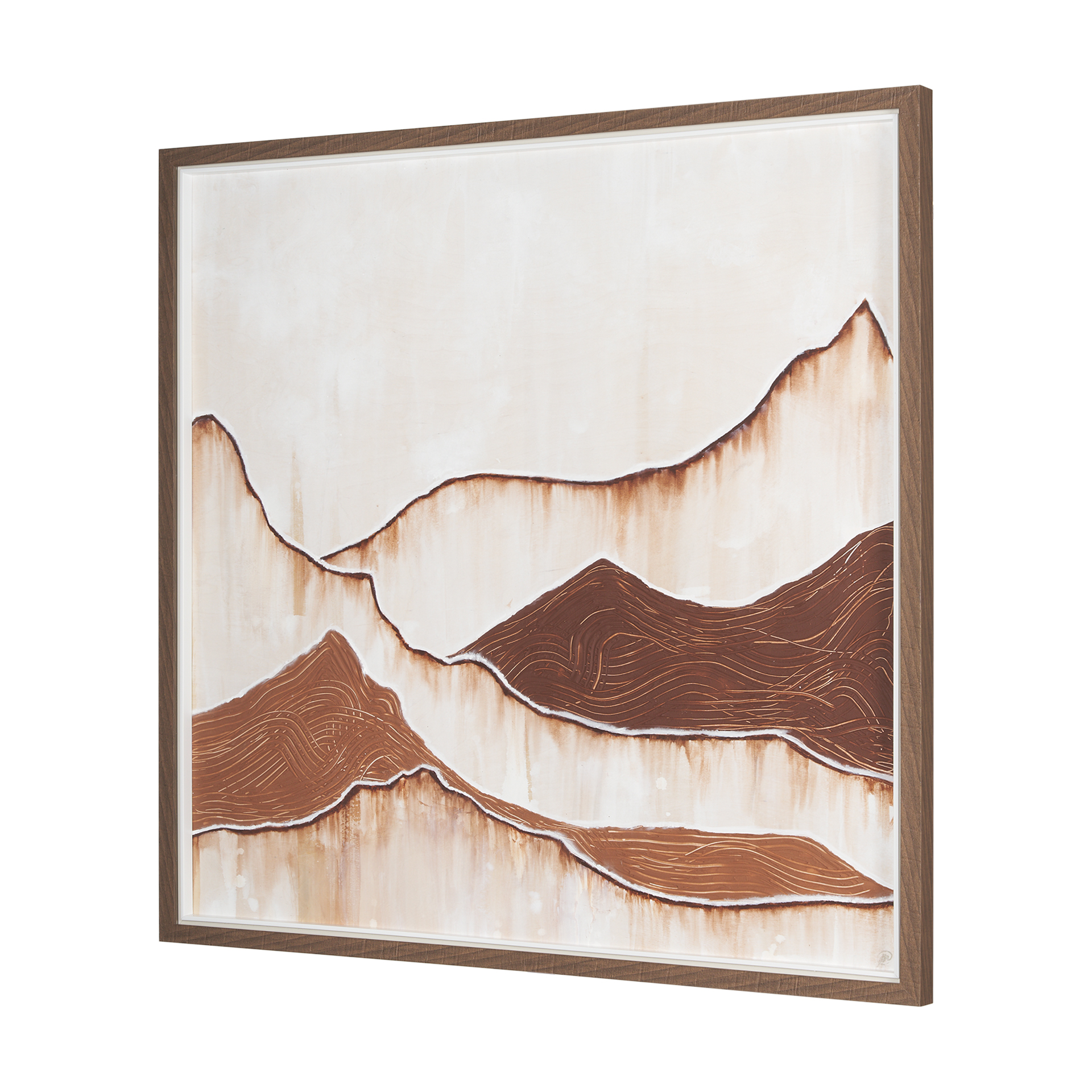 red rock view by morgan mclaren a framed art print matted under glass