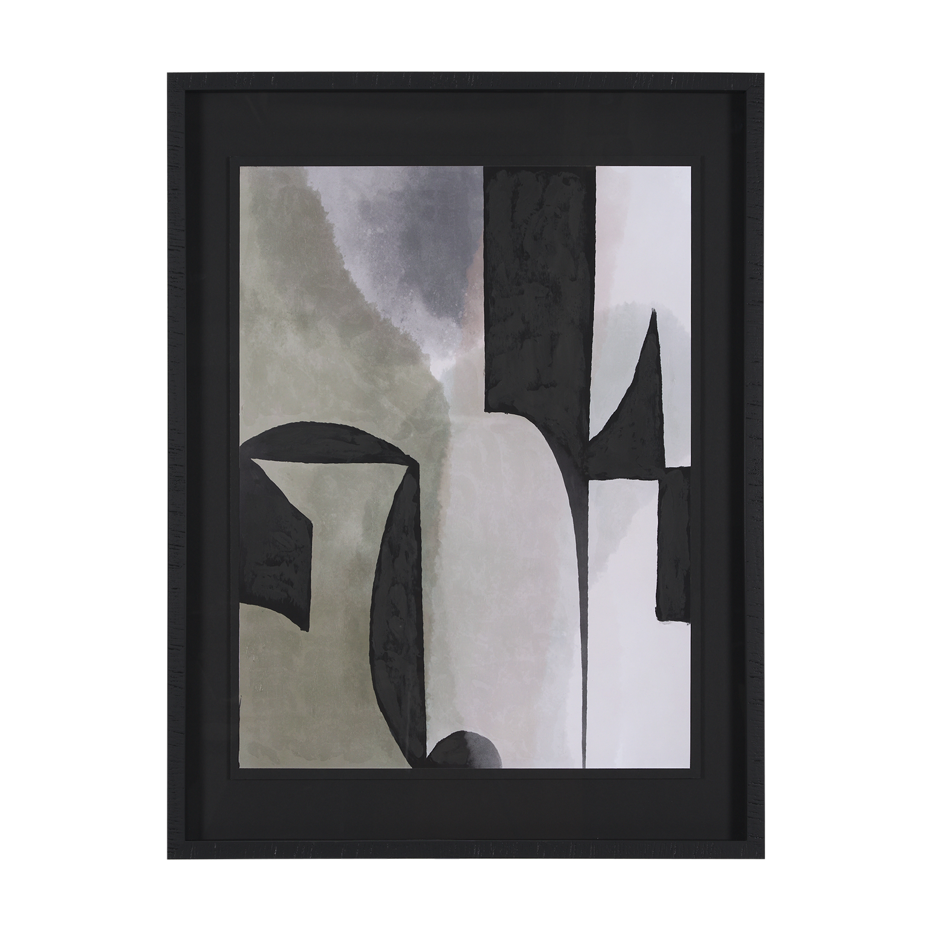 shape shift - tessellate by mercana studio hand embelished framed art print matted under glass