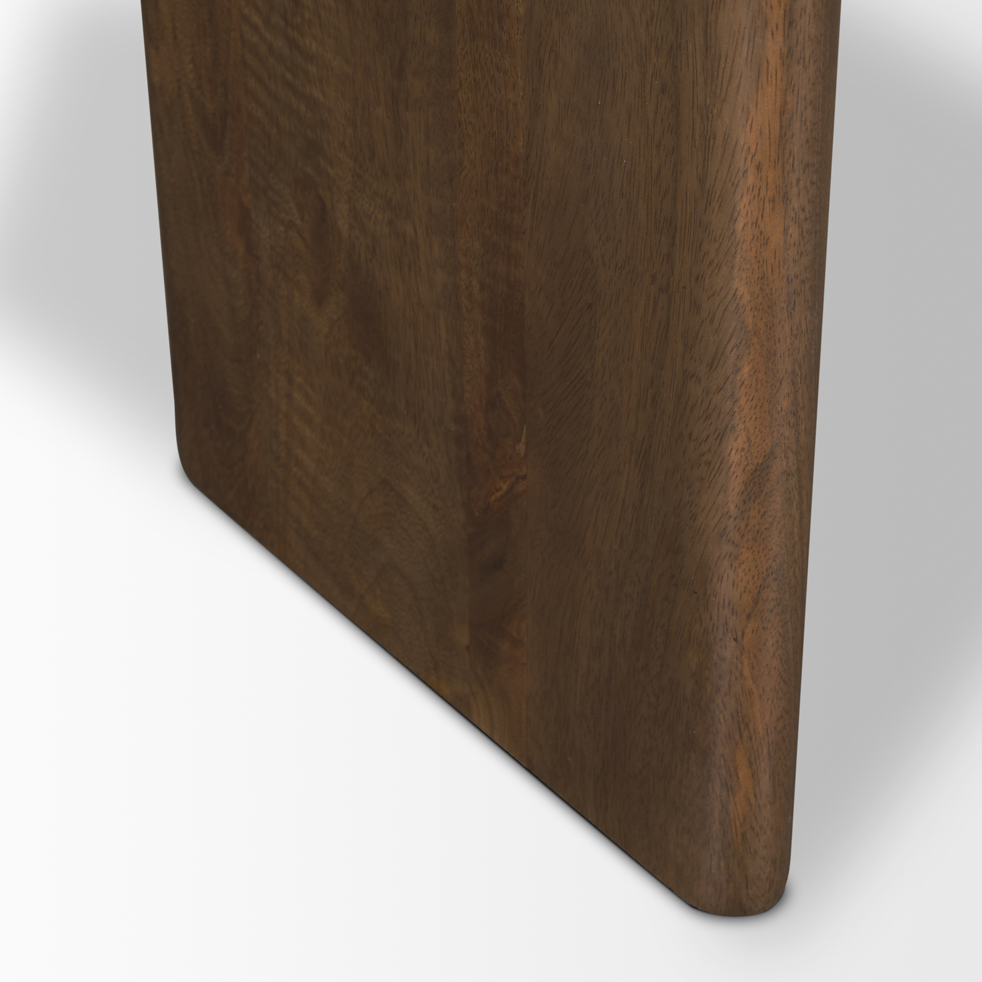 rumer dark brown wood w/ white marble coffee table
