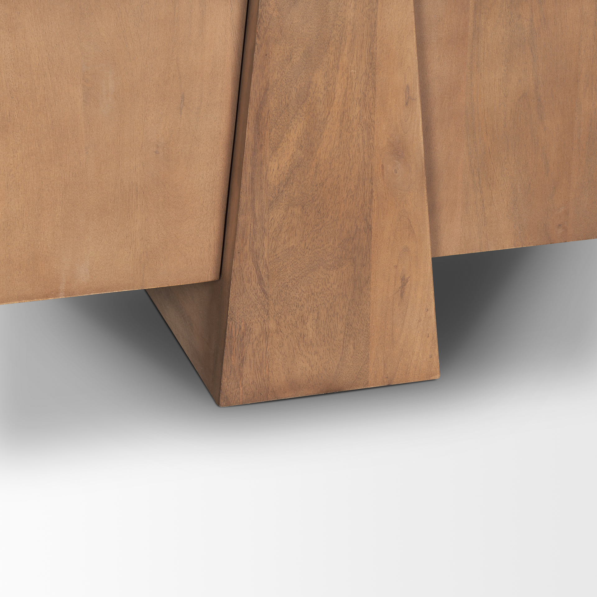 eula medium brown wood 4-door sideboard