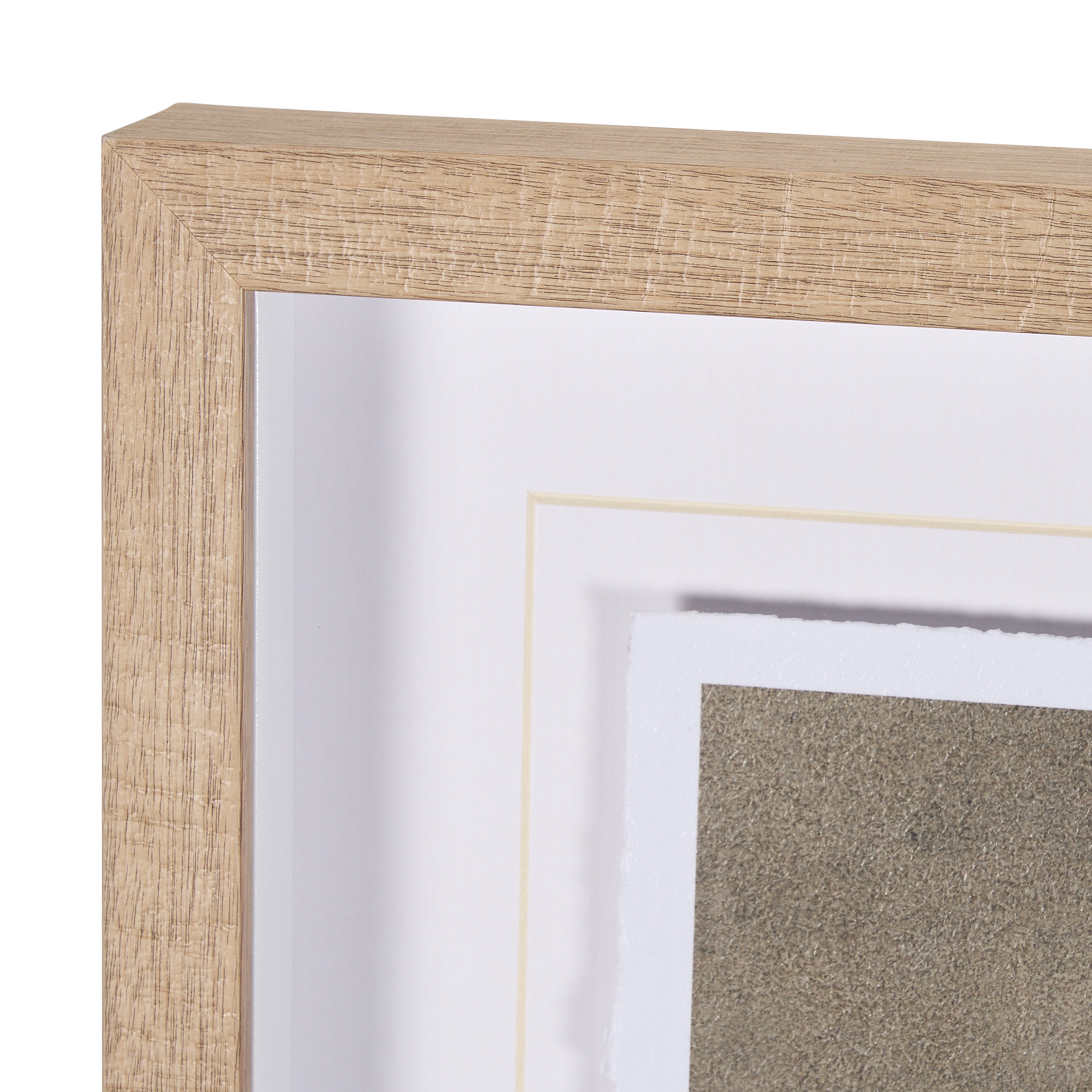 buckskin blanket by mercana studio a hand embelished textured framed art print