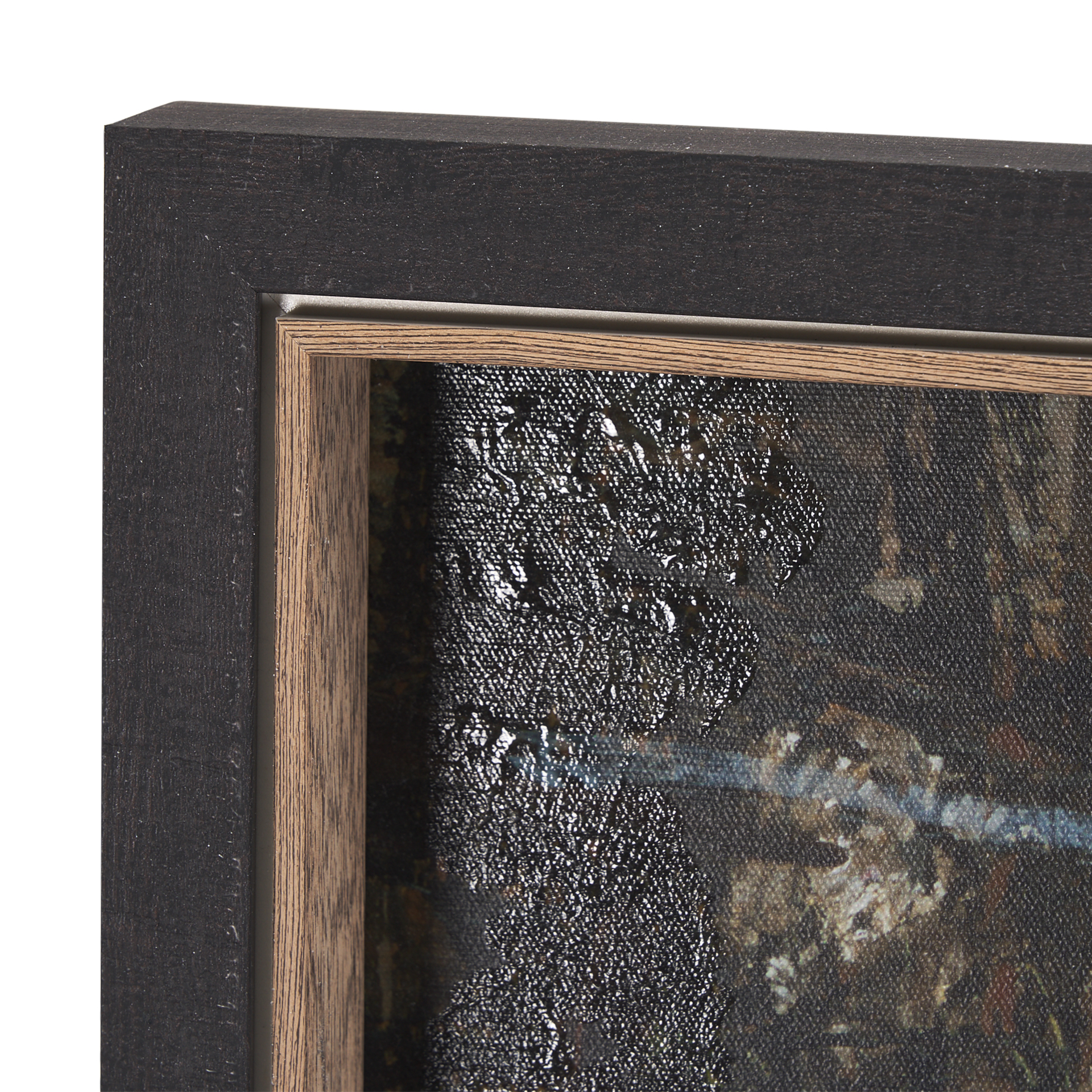 forest view v by mercana studio a hand embelished textured framed art print