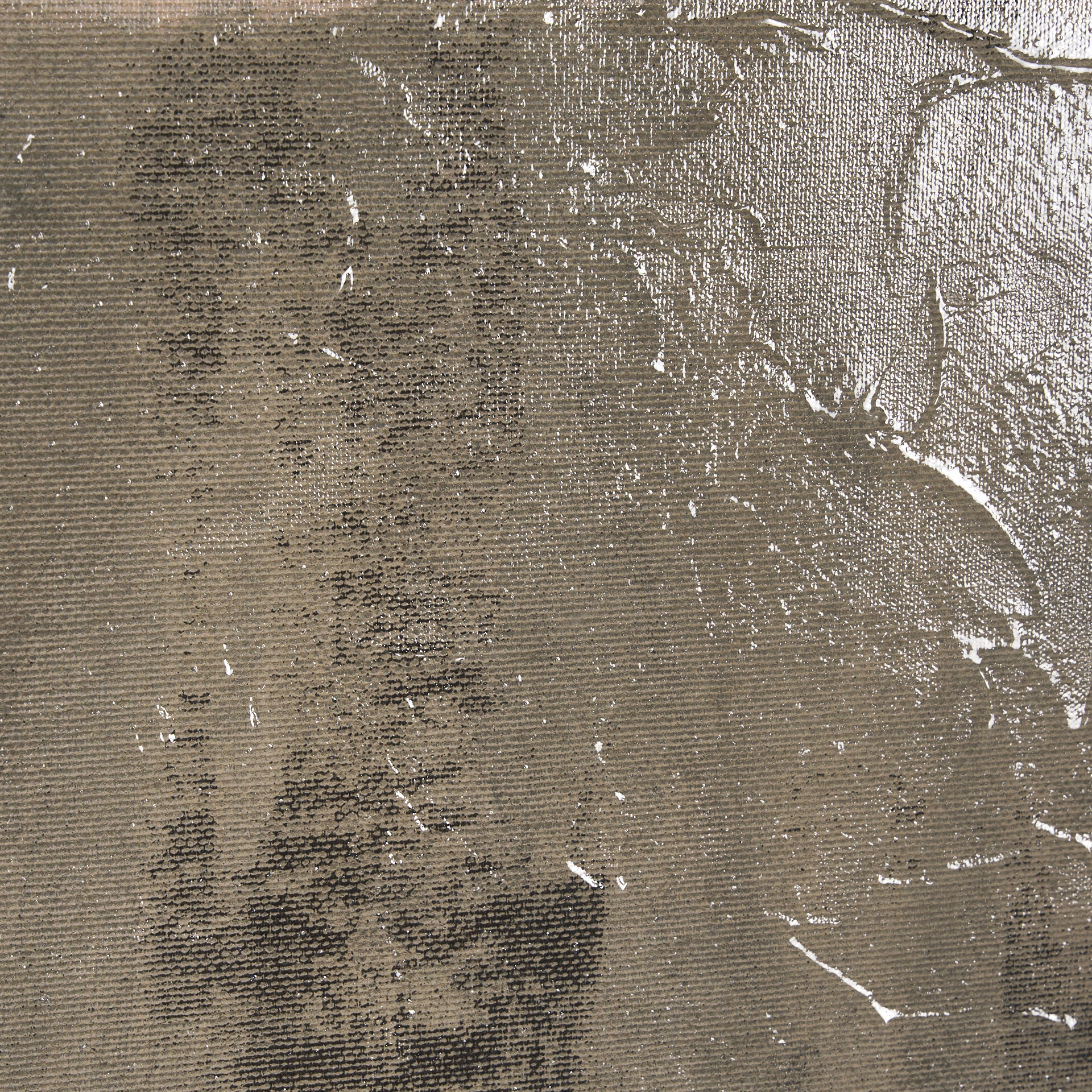 quiet echoes - wash by mercana studio a hand embelished textured framed art print