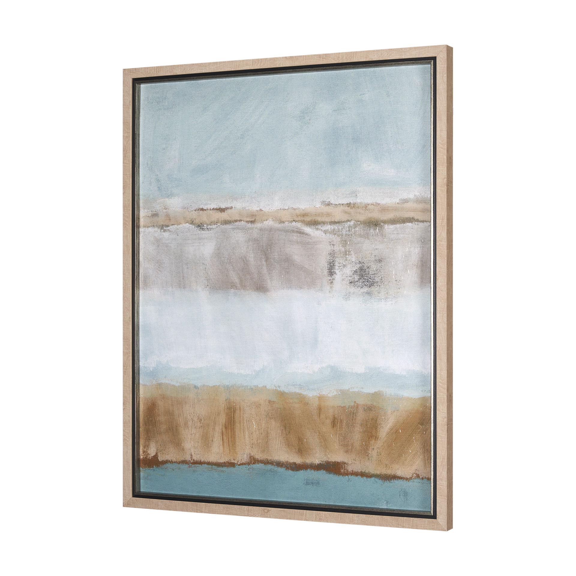 quiet echoes - sweep by mercana studio a hand embelished textured framed art print