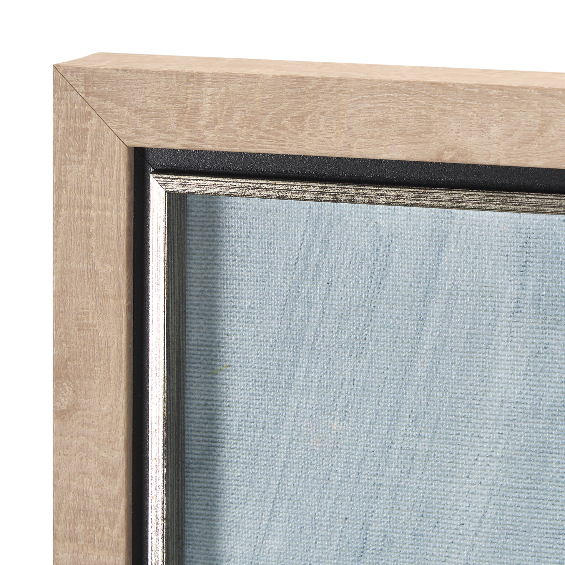 quiet echoes - sweep by mercana studio a hand embelished textured framed art print