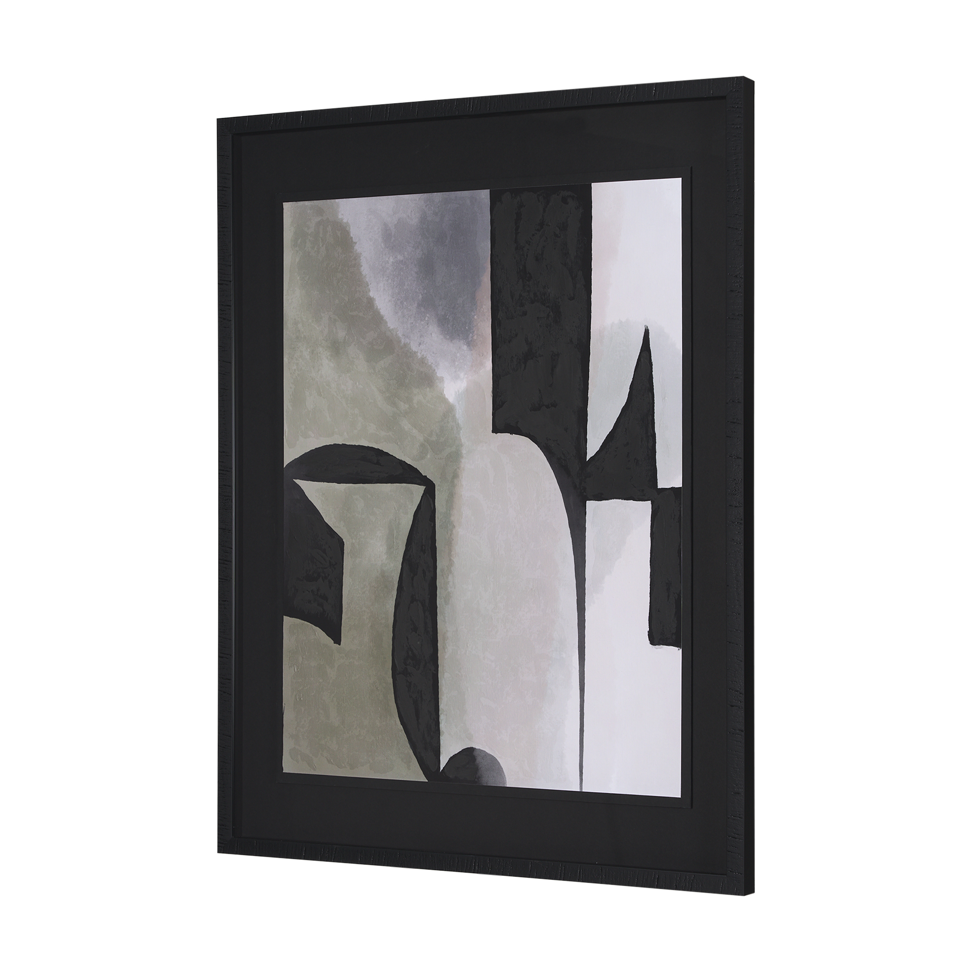 shape shift - tessellate by mercana studio hand embelished framed art print matted under glass