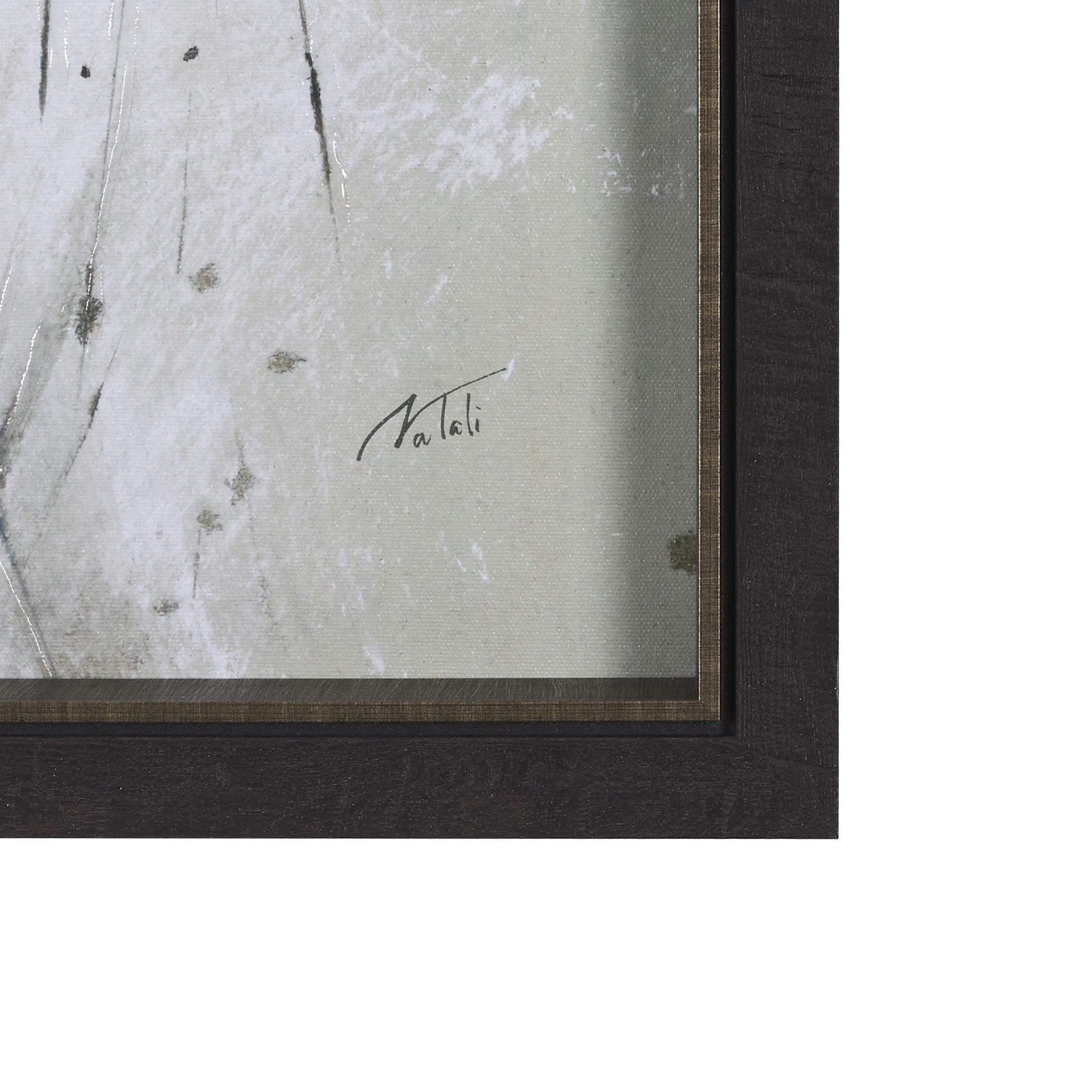winter day i by mercana studio a hand embelished textured framed art print