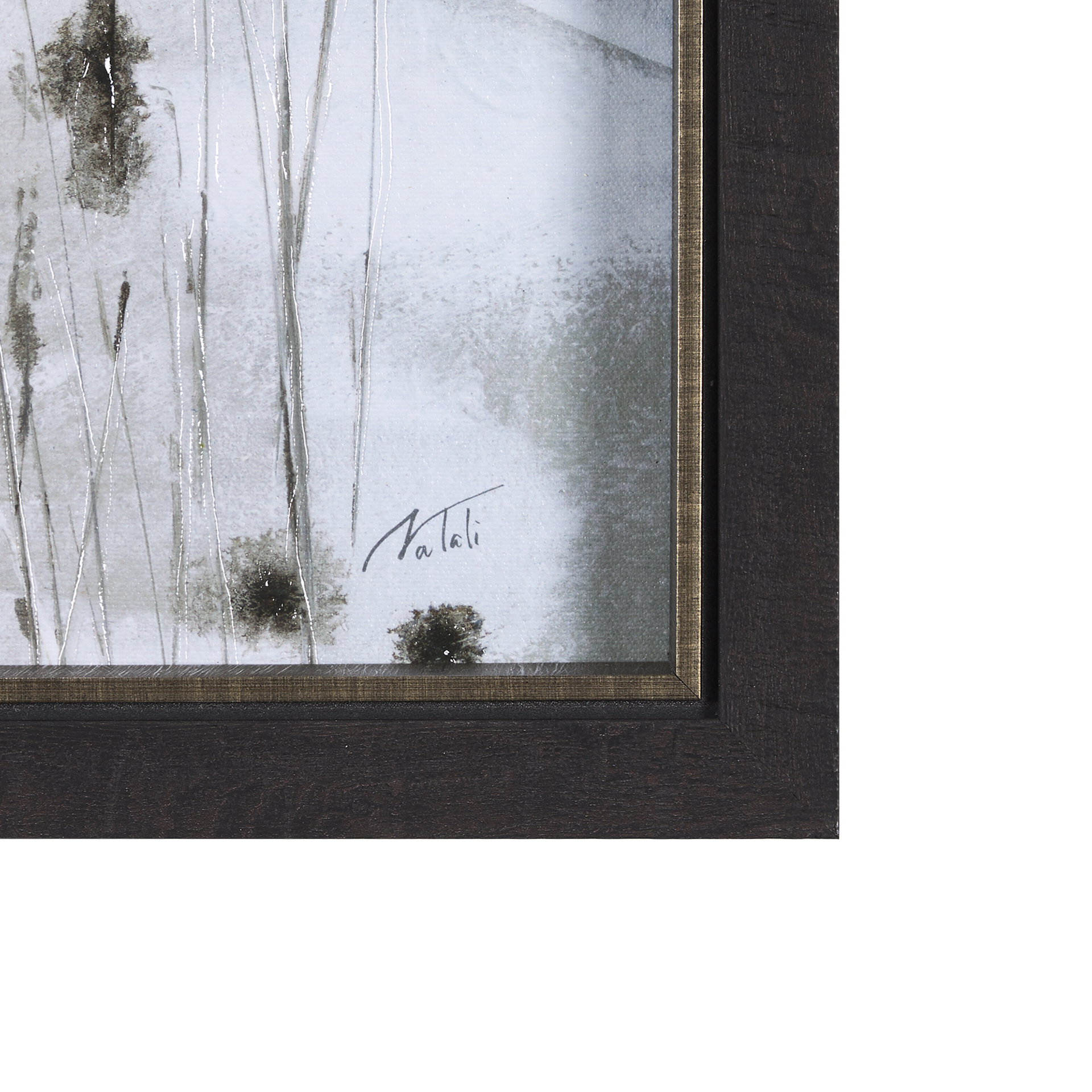 winter day ii by mercana studio a hand embelished textured framed art print