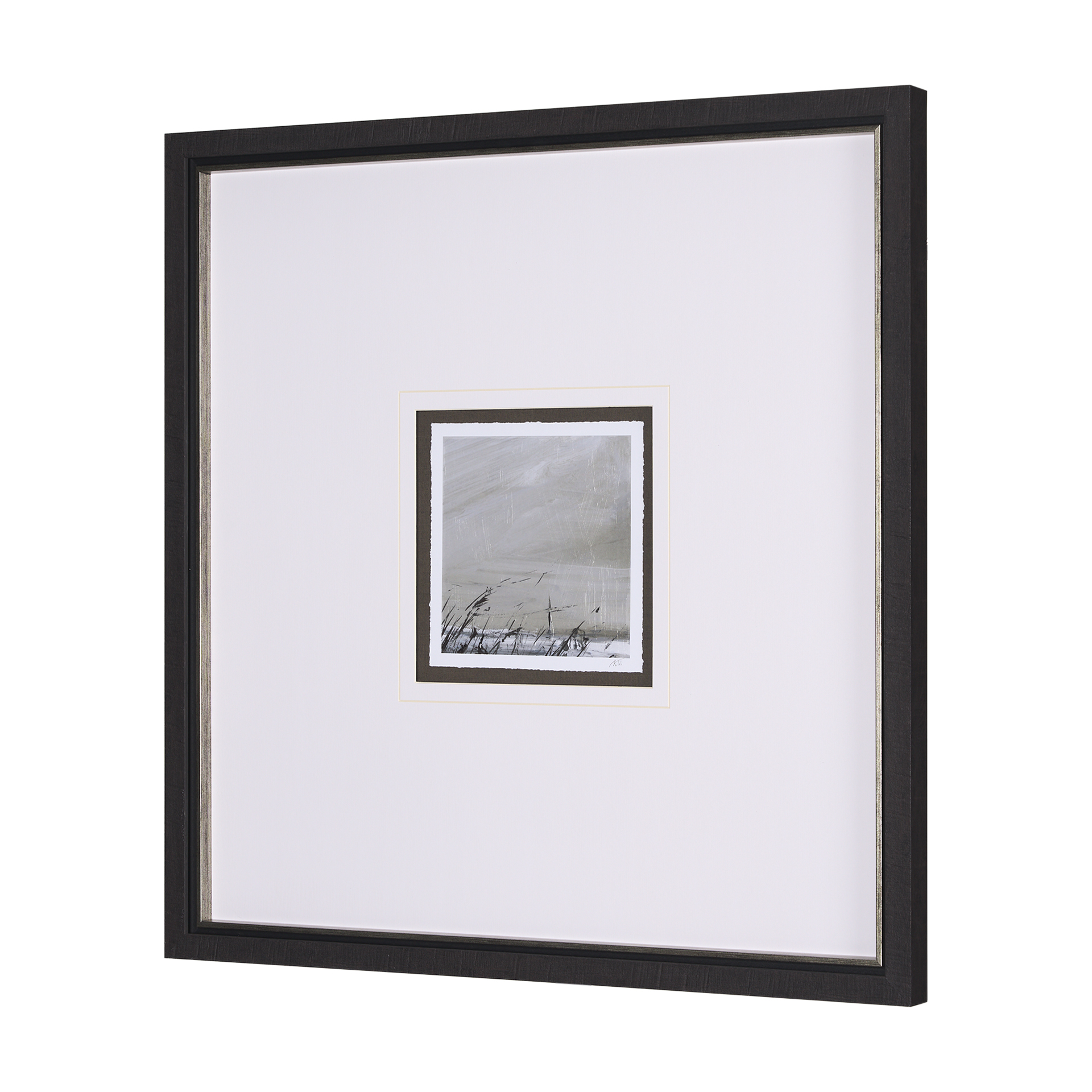 winter day vi by mercana studio a hand embelished textured framed art print matted under glass