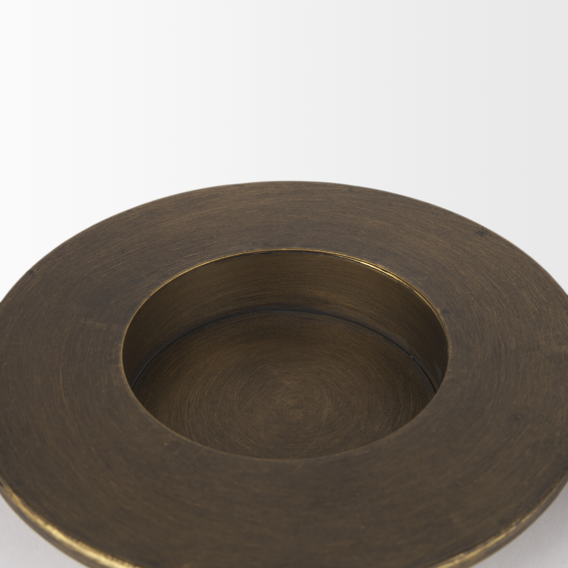 vivian gold metal and glass hurricane candle holder (set of 2)