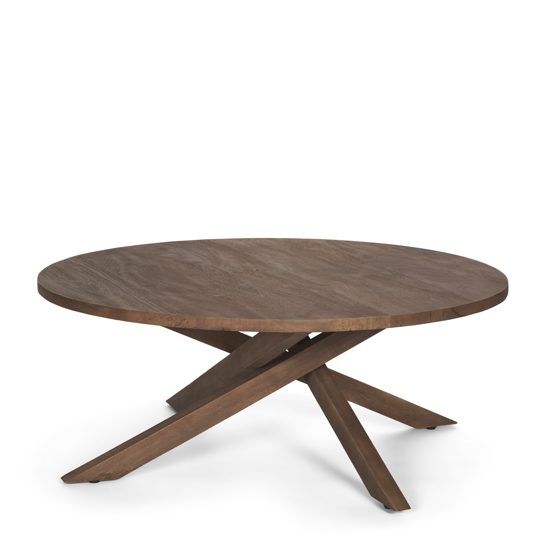 solana medium brown wood coffee table