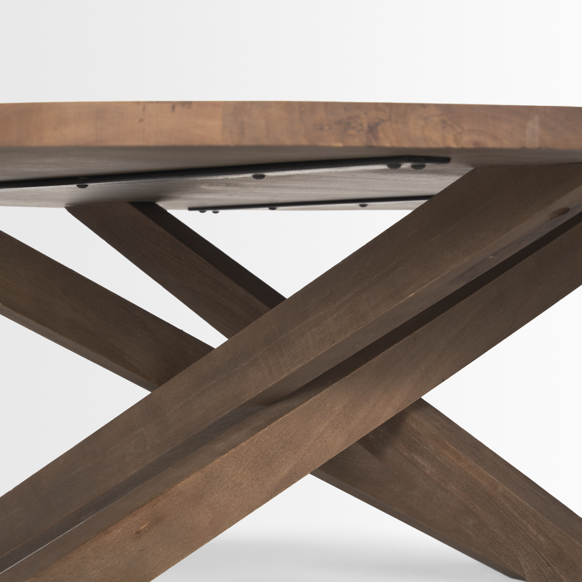 solana medium brown wood coffee table