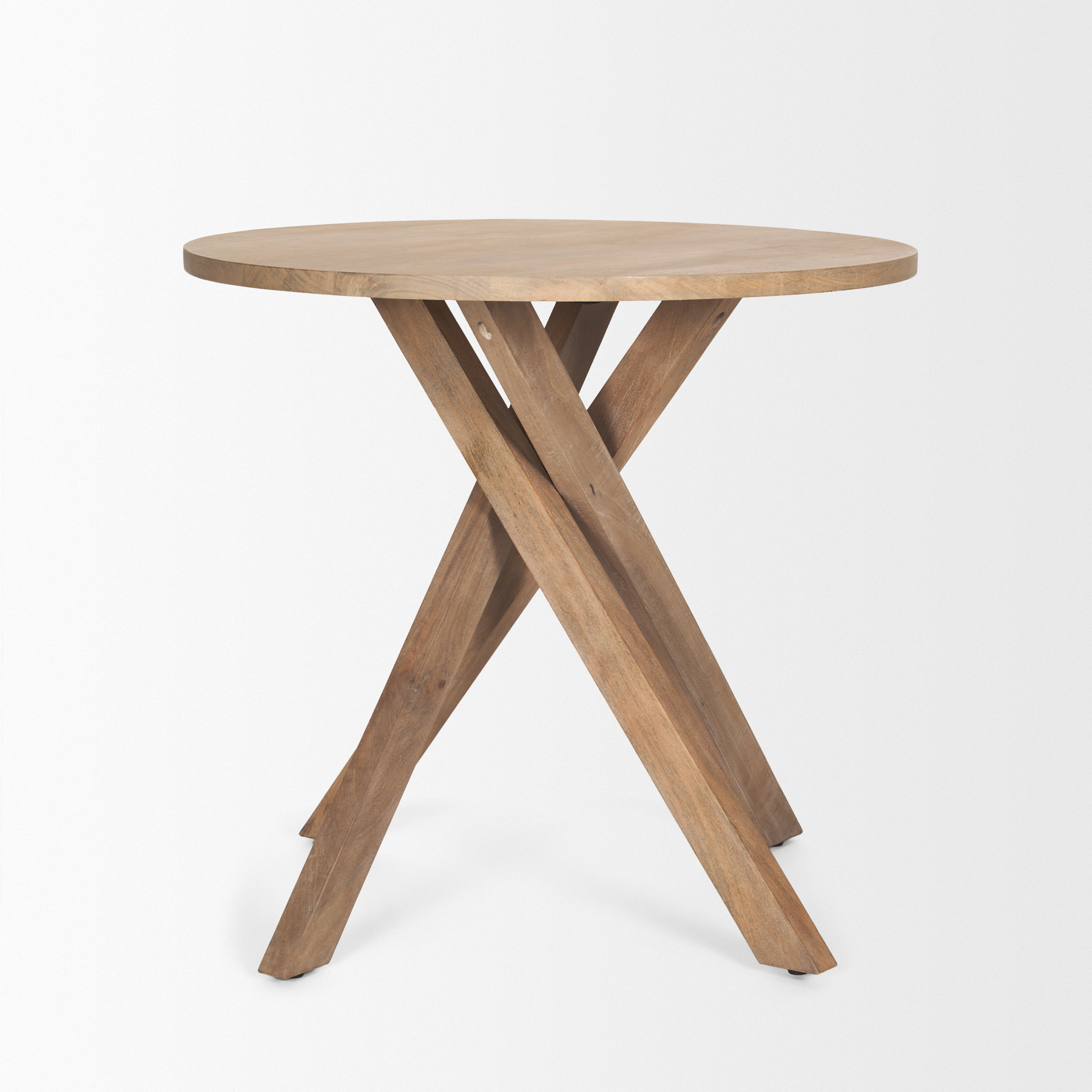 solana light brown wood foyer table