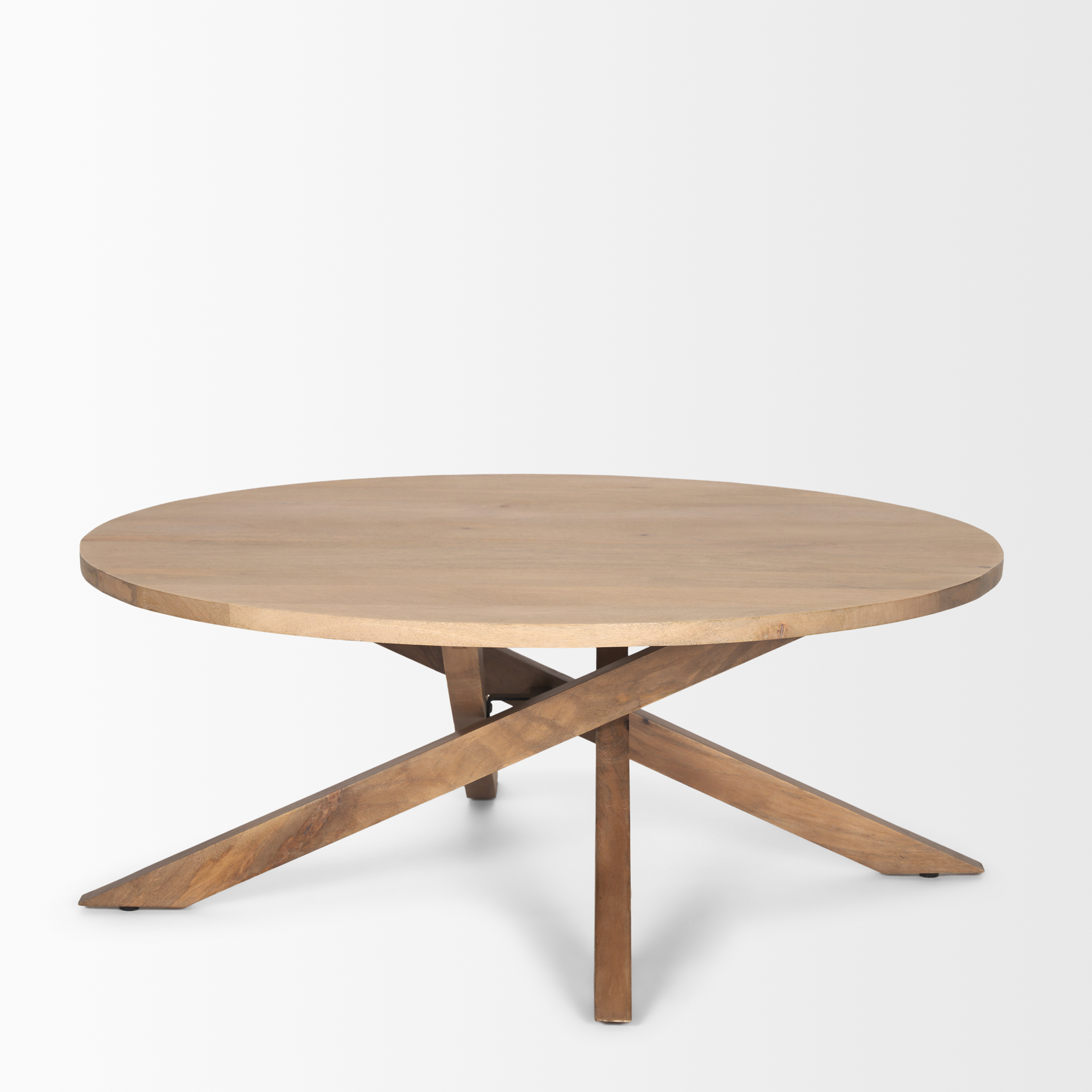solana light brown wood coffee table