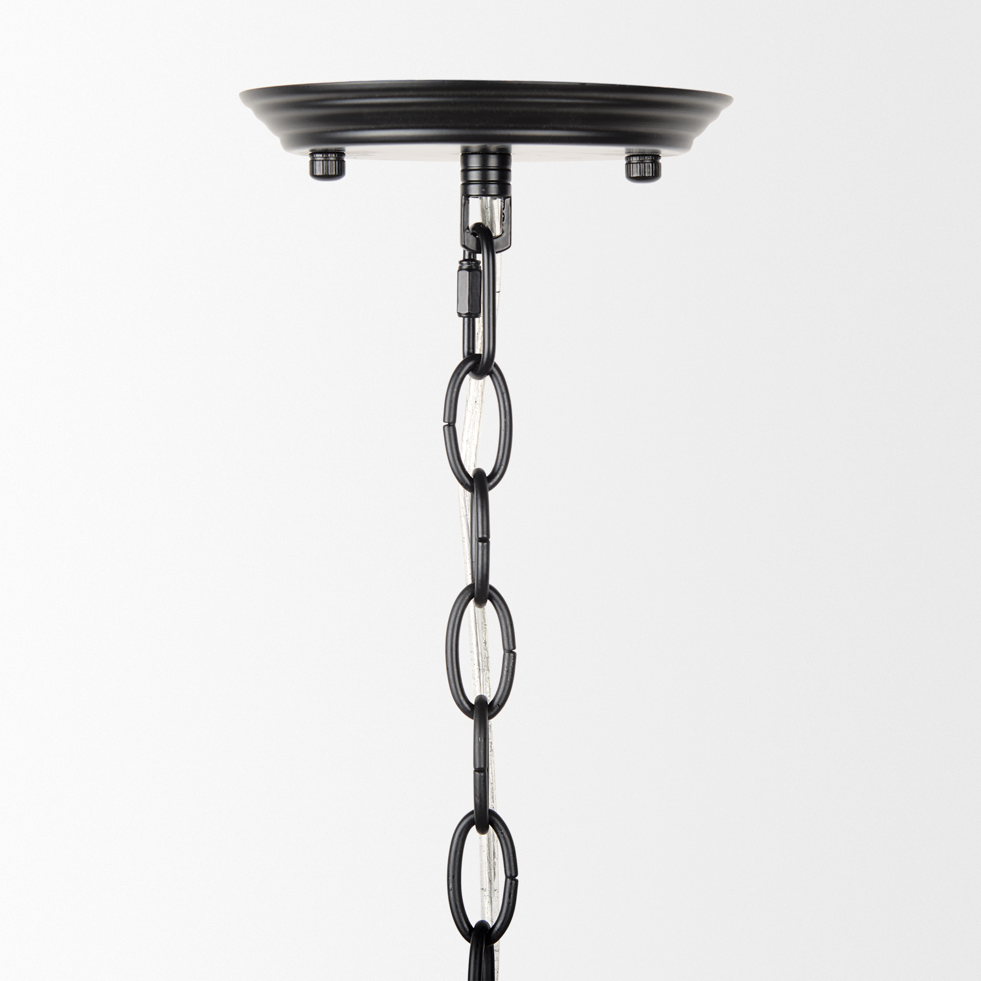 gabriel large matte black chandelier