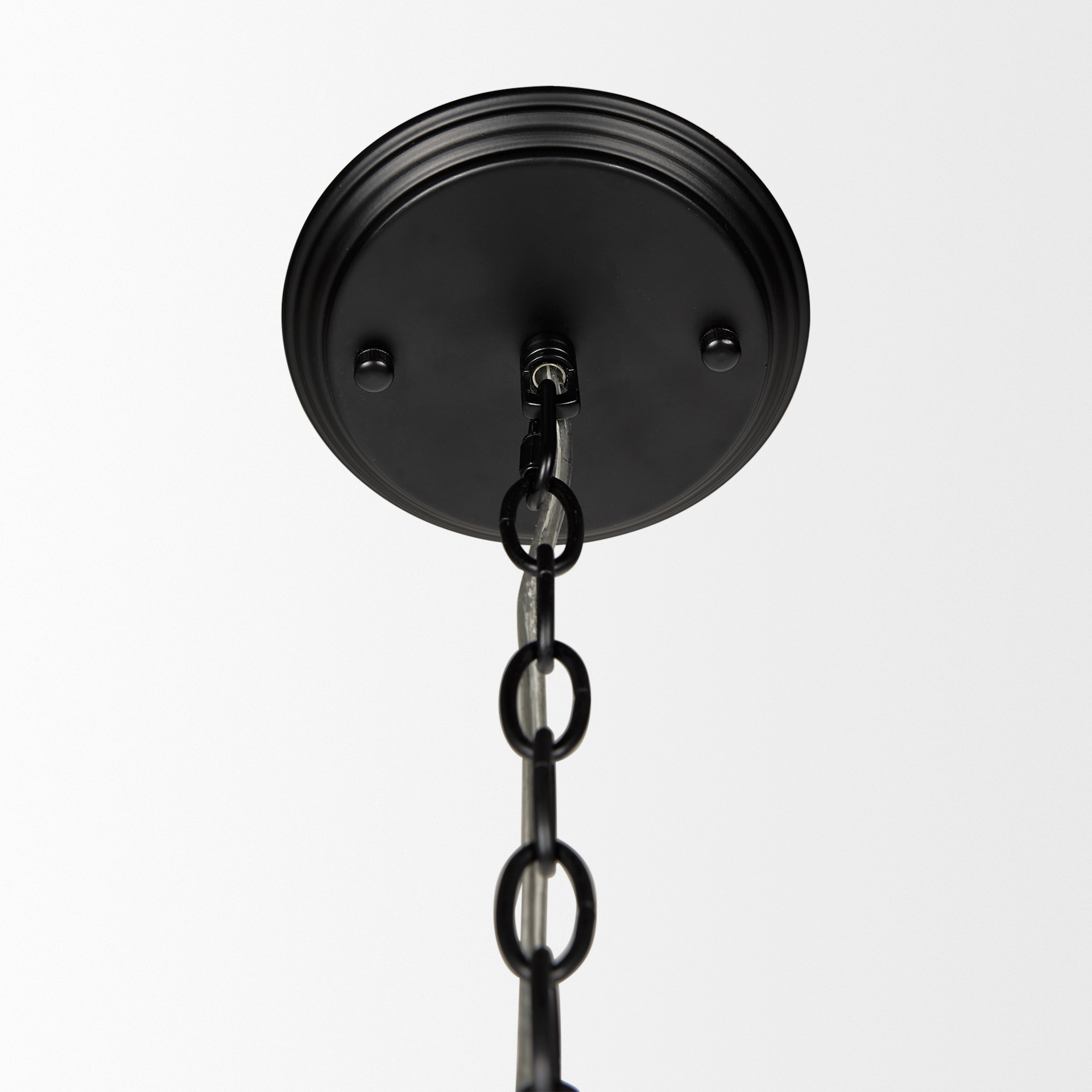 gabriel large matte black chandelier