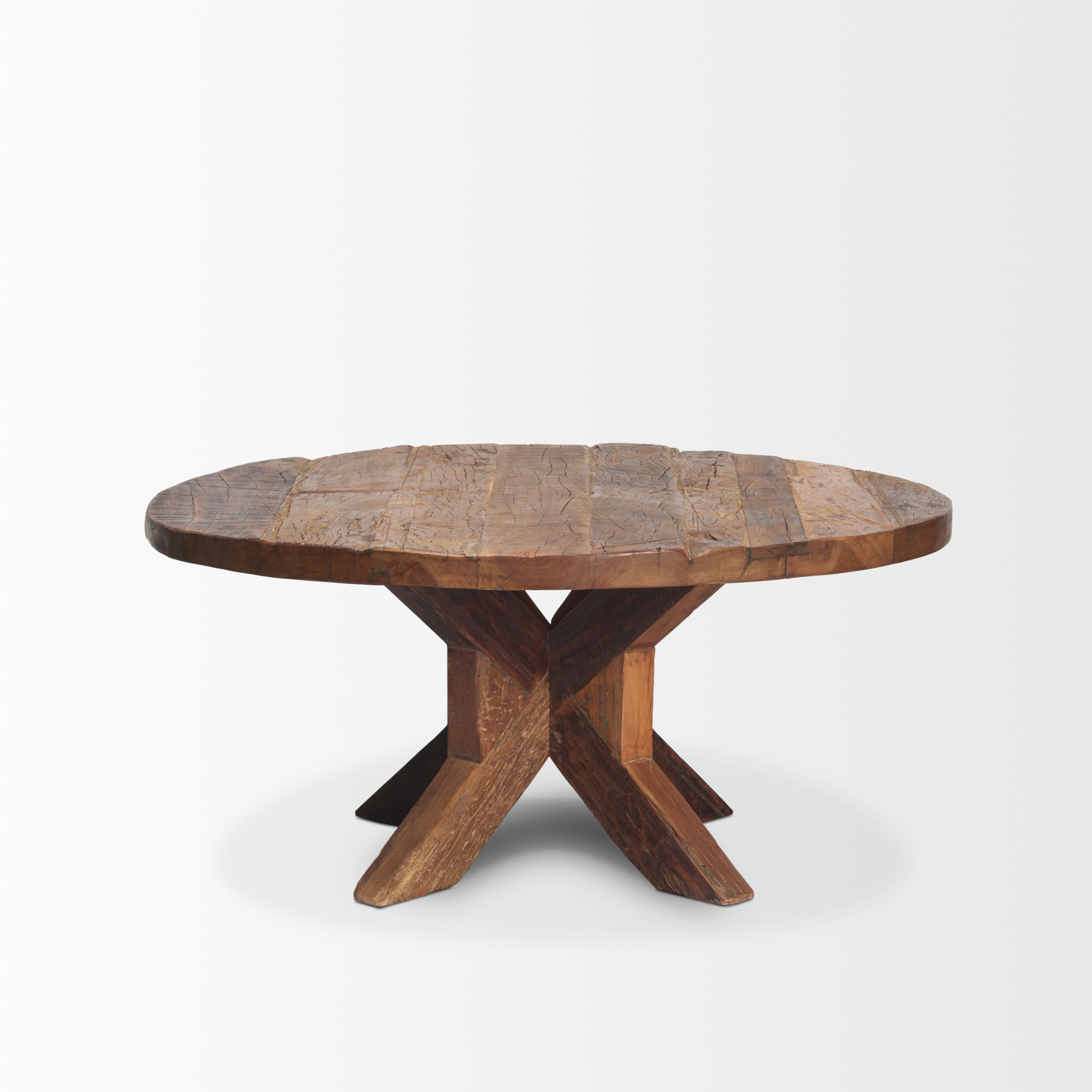 heidi reclaimed brown wooden coffee table