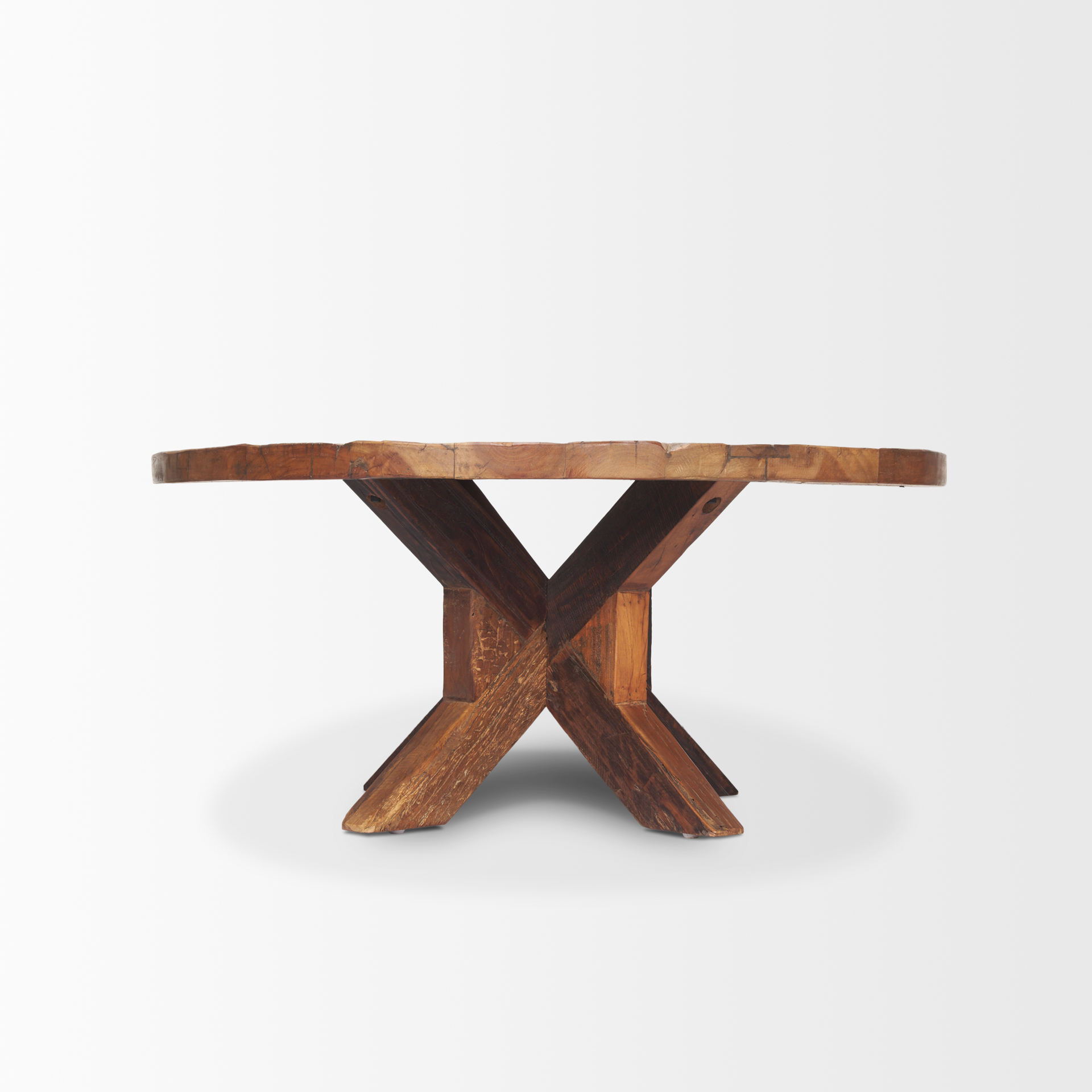 heidi reclaimed brown wooden coffee table