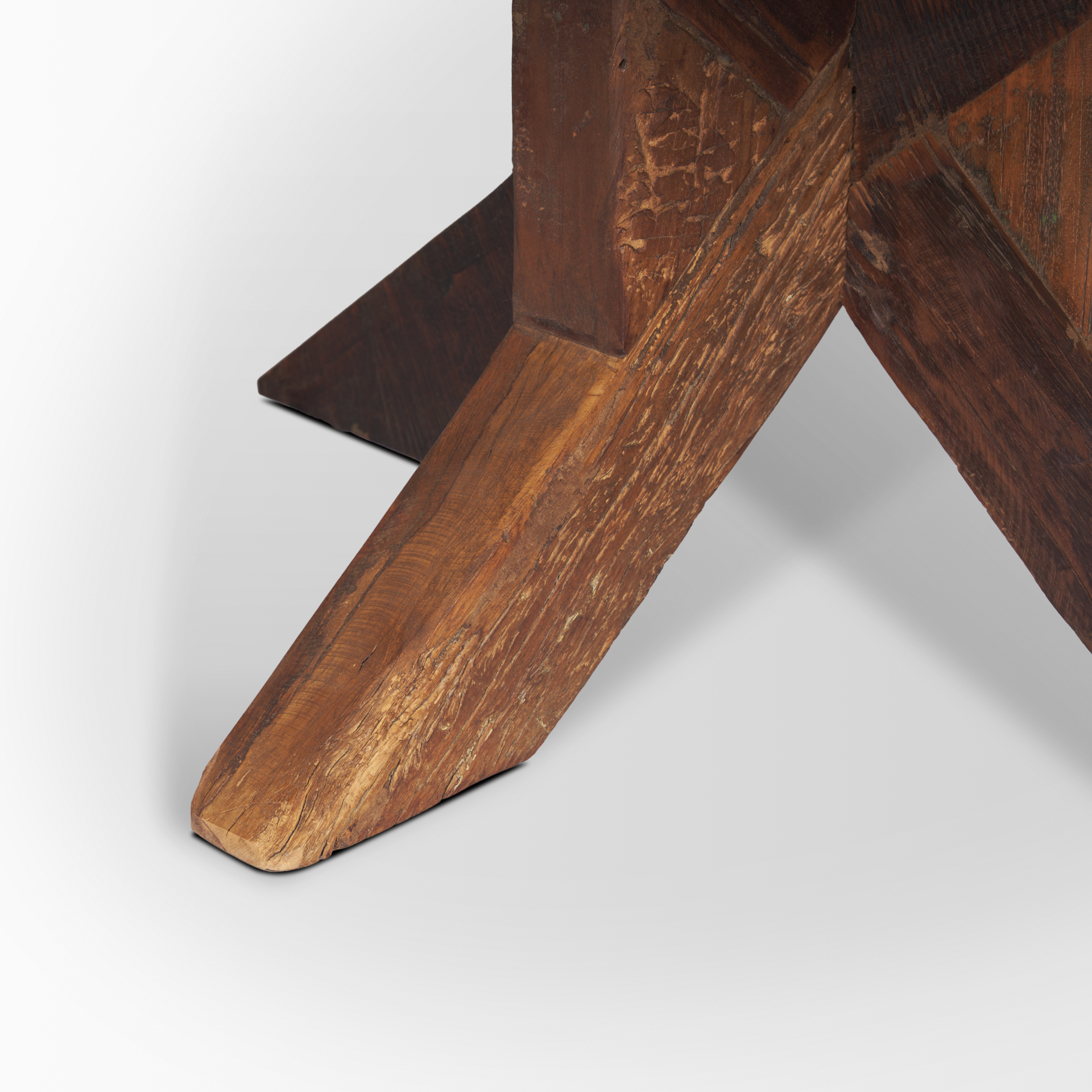 heidi reclaimed brown wooden coffee table