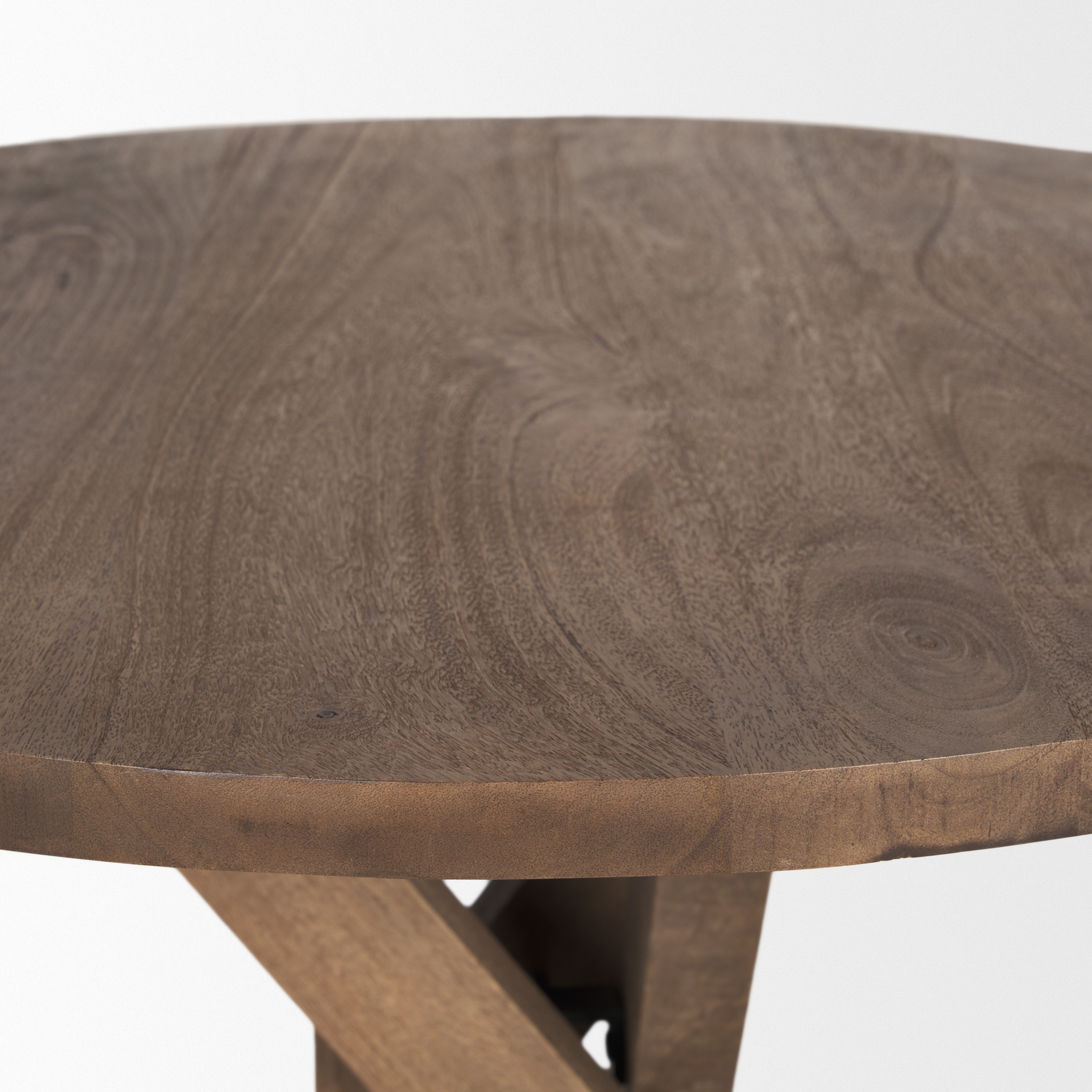solana medium brown wood foyer table