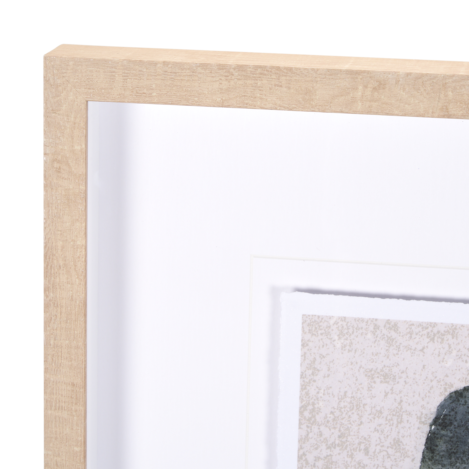 summer foliage ii by mercana studio a hand embelished textured framed art print matted under glass