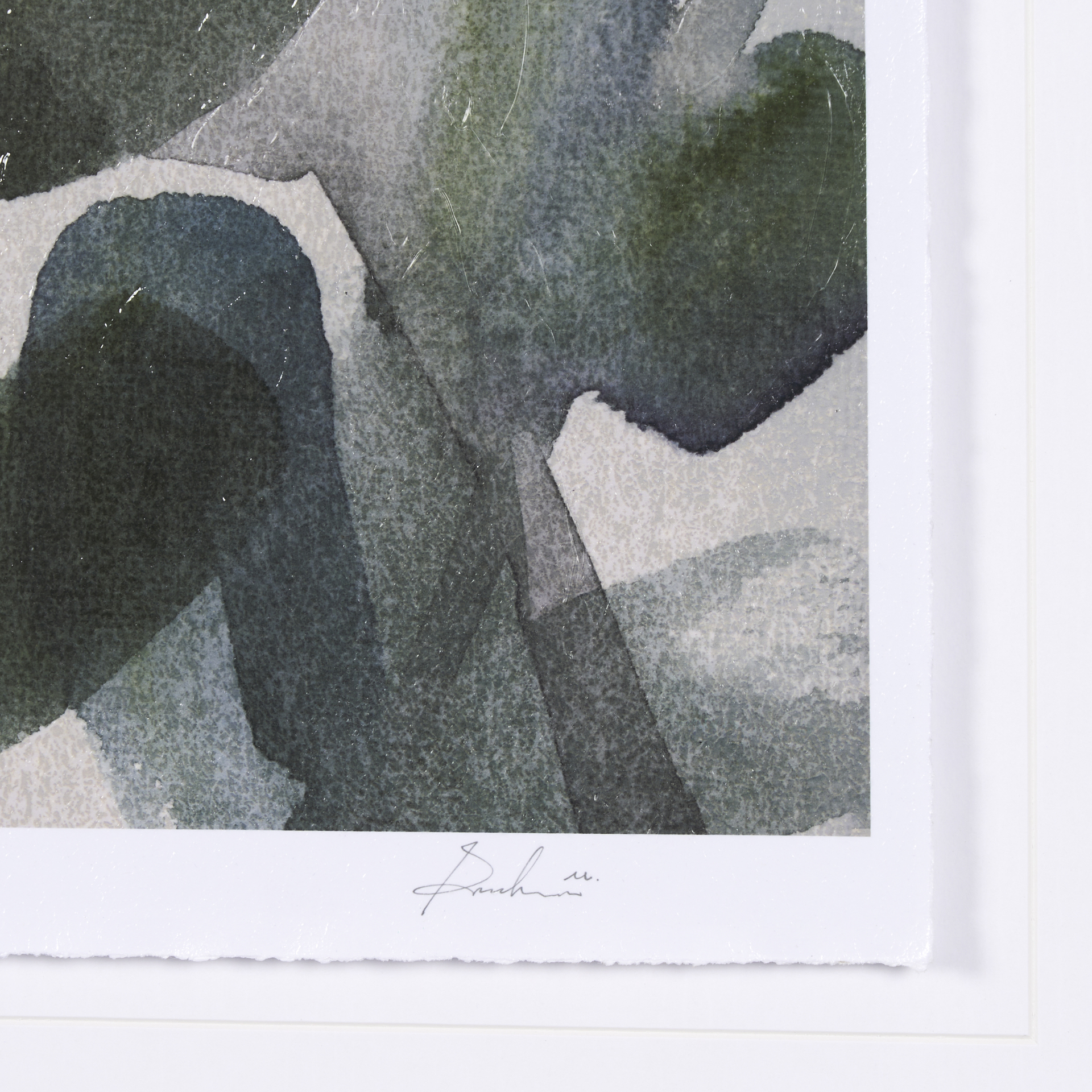 summer foliage ii by mercana studio a hand embelished textured framed art print matted under glass