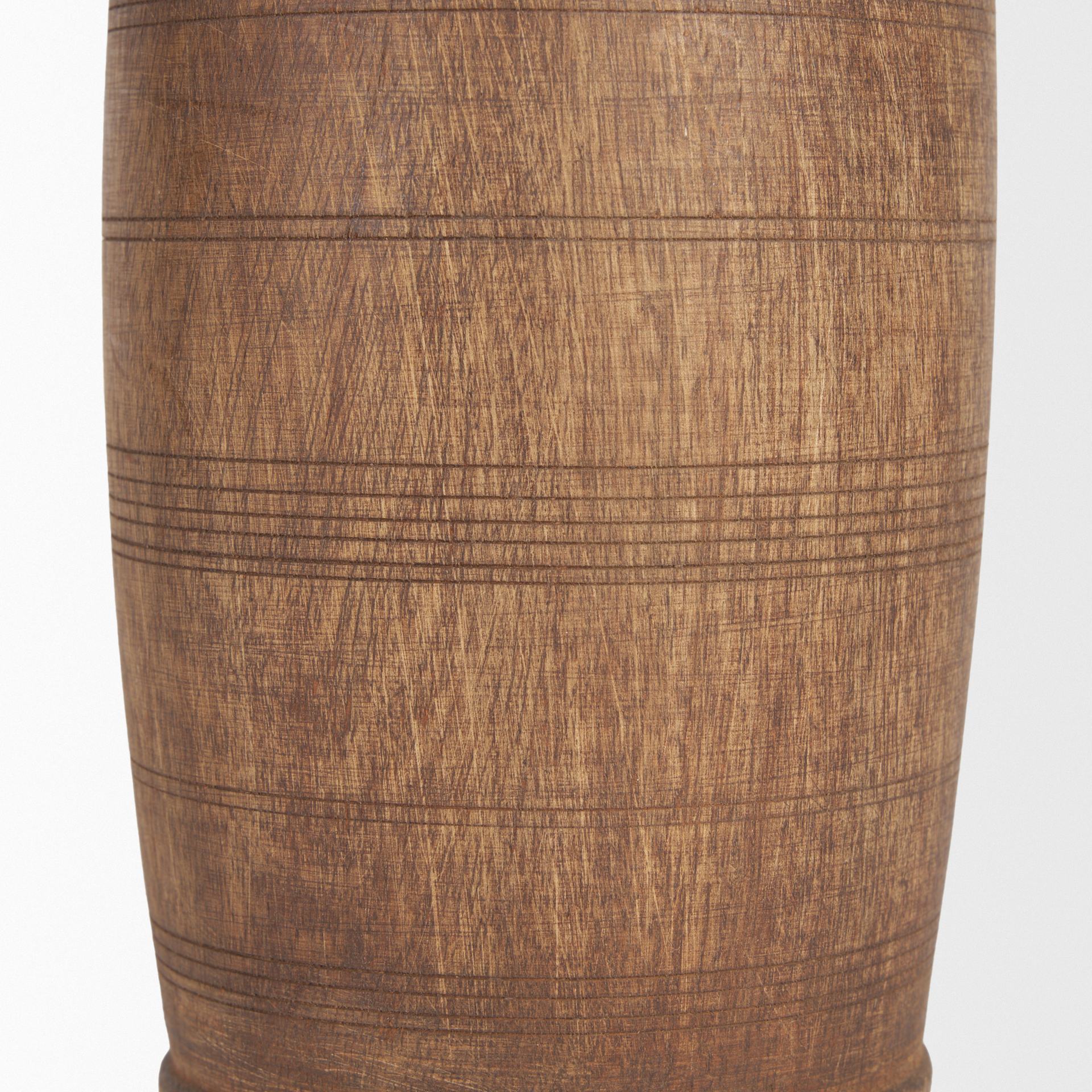 porta small medium brown reclaimed wooden pot