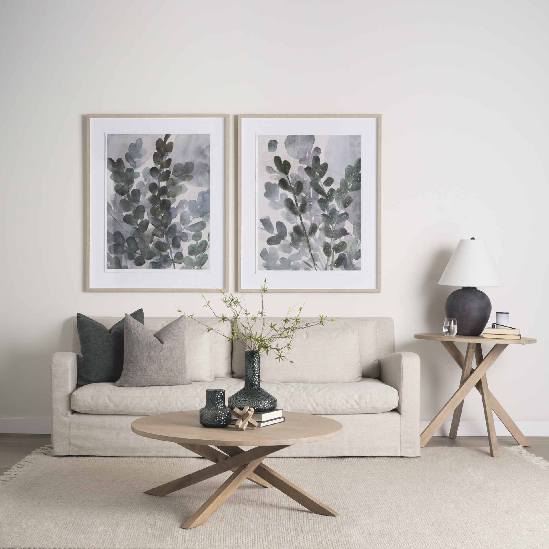 summer foliage ii by mercana studio a hand embelished textured framed art print matted under glass