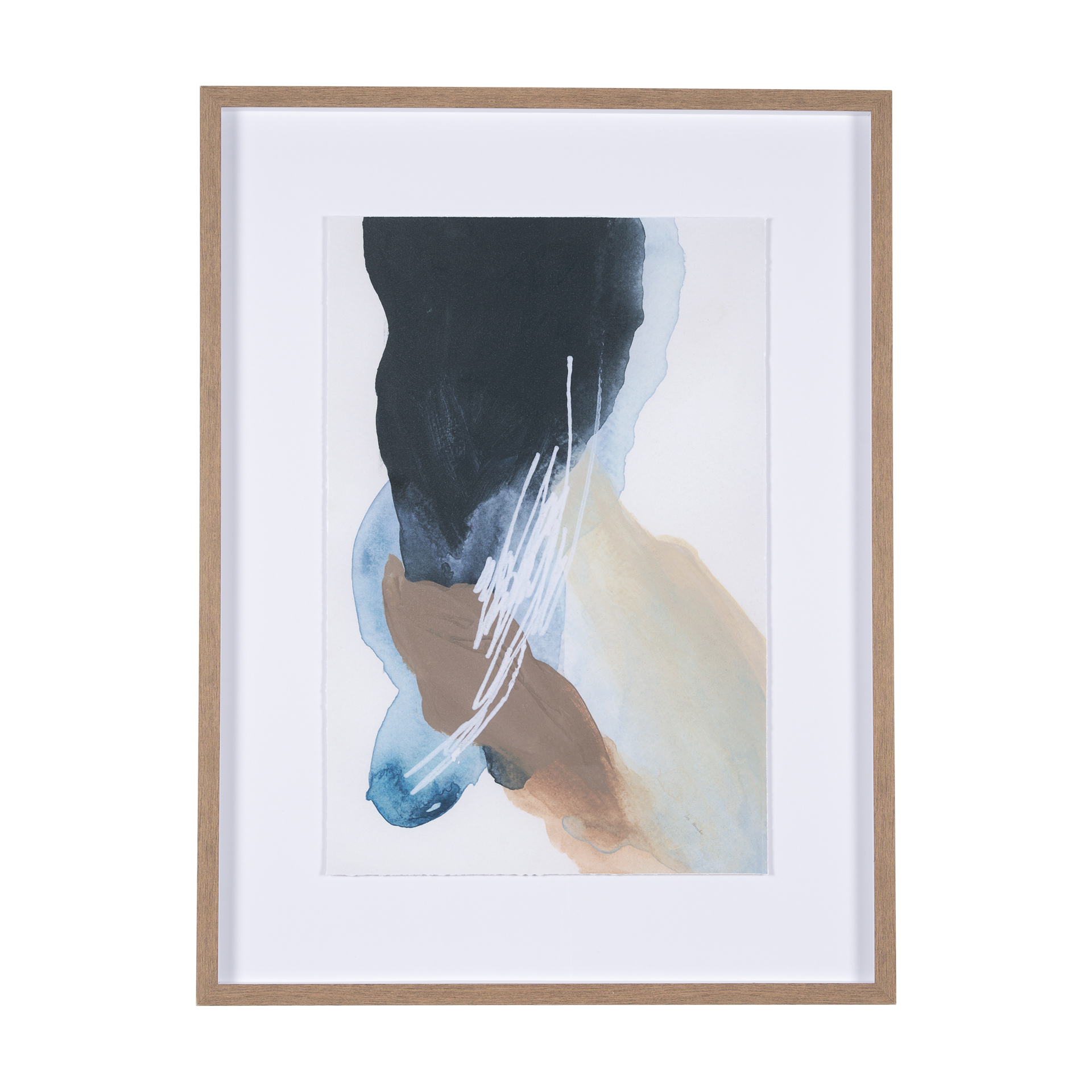 darkness leads to light i by irhavuka hand embelished textured framed art print matted under glass