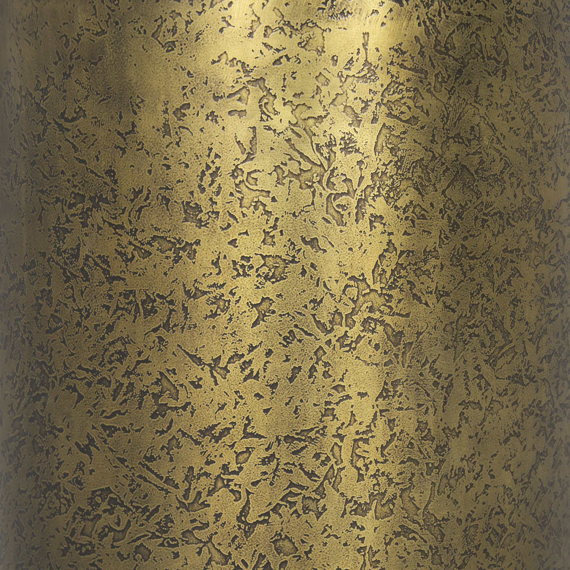 rosh textured gold metal w/ acid wash accent table