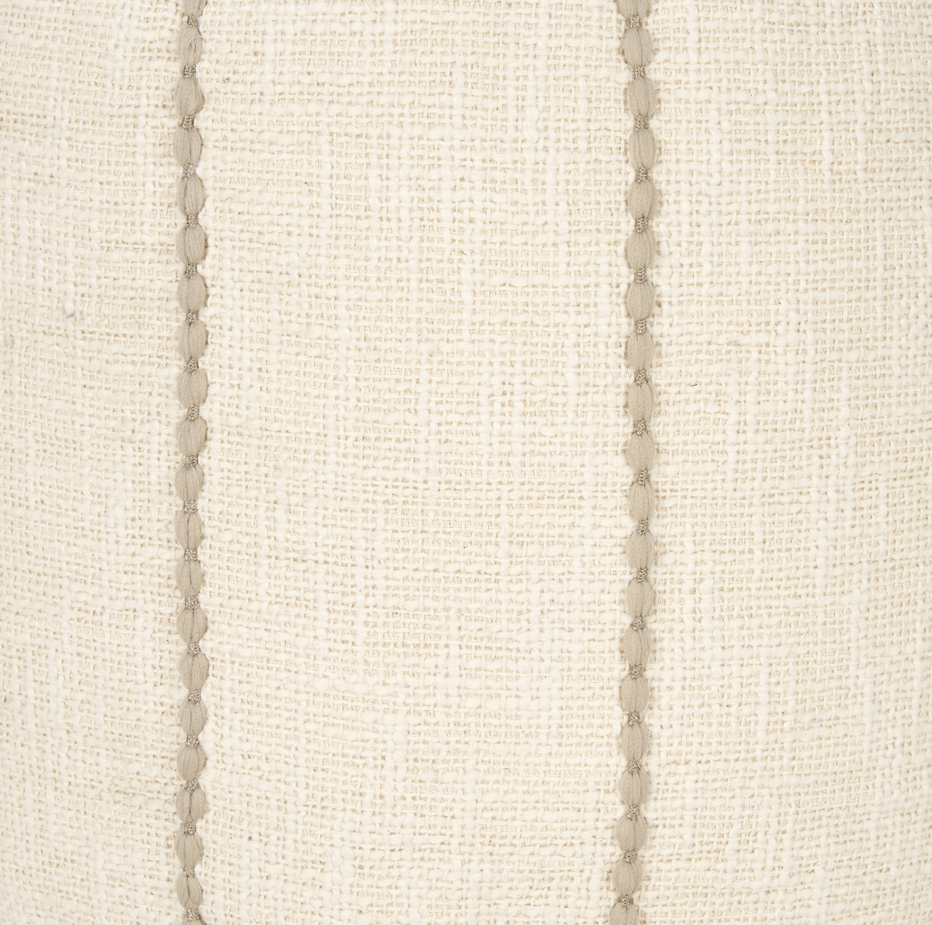sachi beige w/ stitching pouf