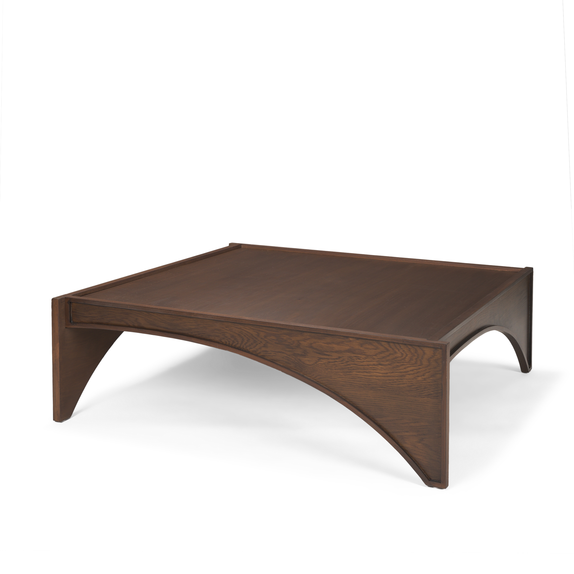 laraya medium brown wood coffee table