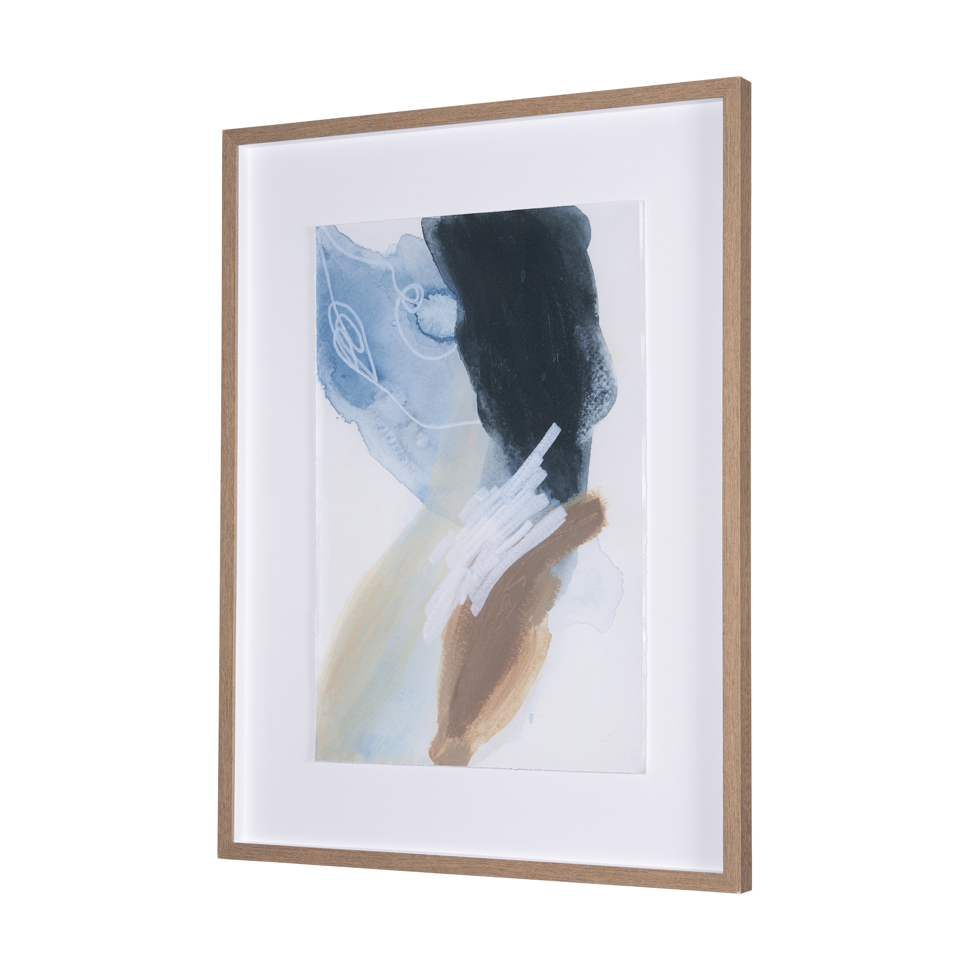 darkness leads to light ii by irhavuka hand embelished textured framed art print matted under glass