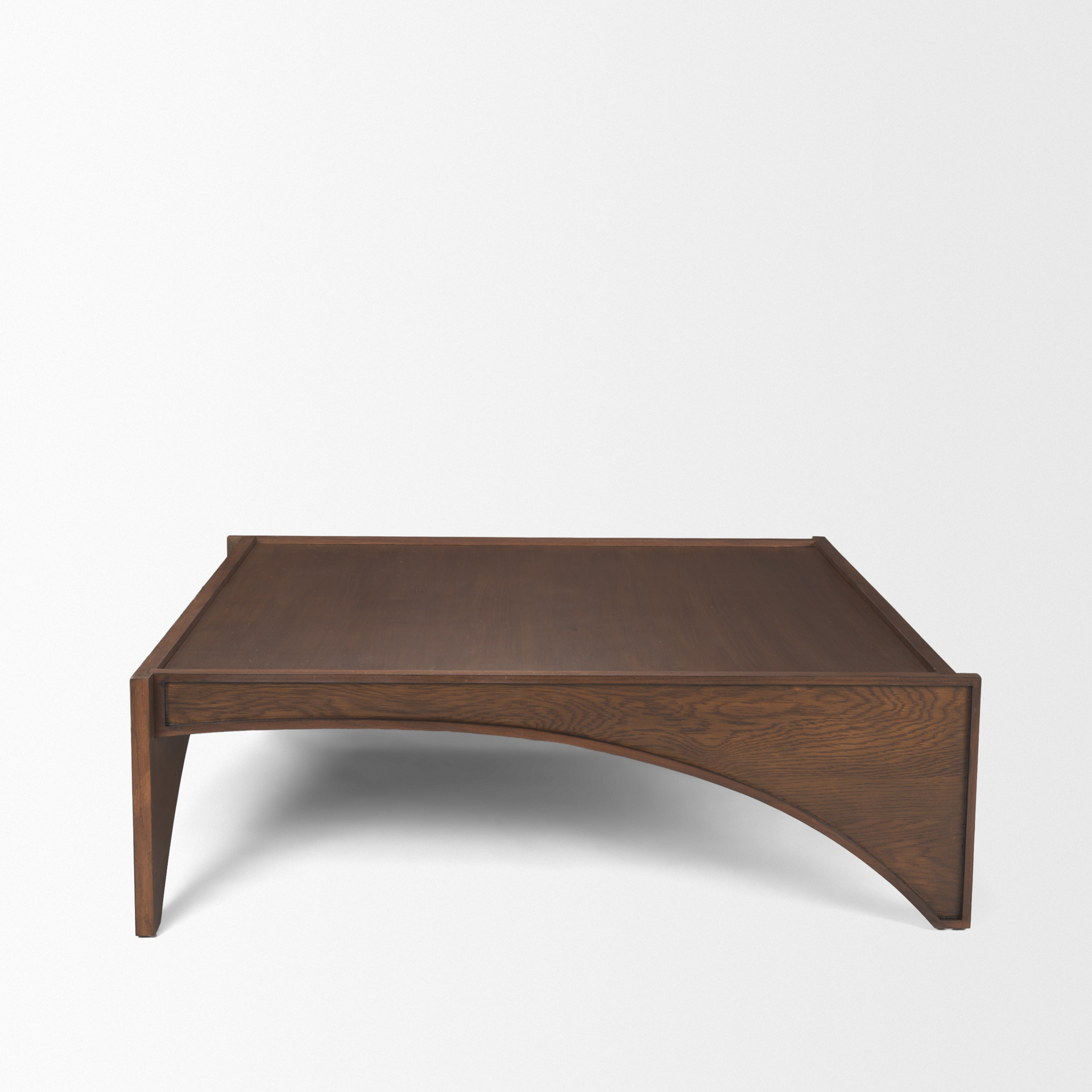 laraya medium brown wood coffee table