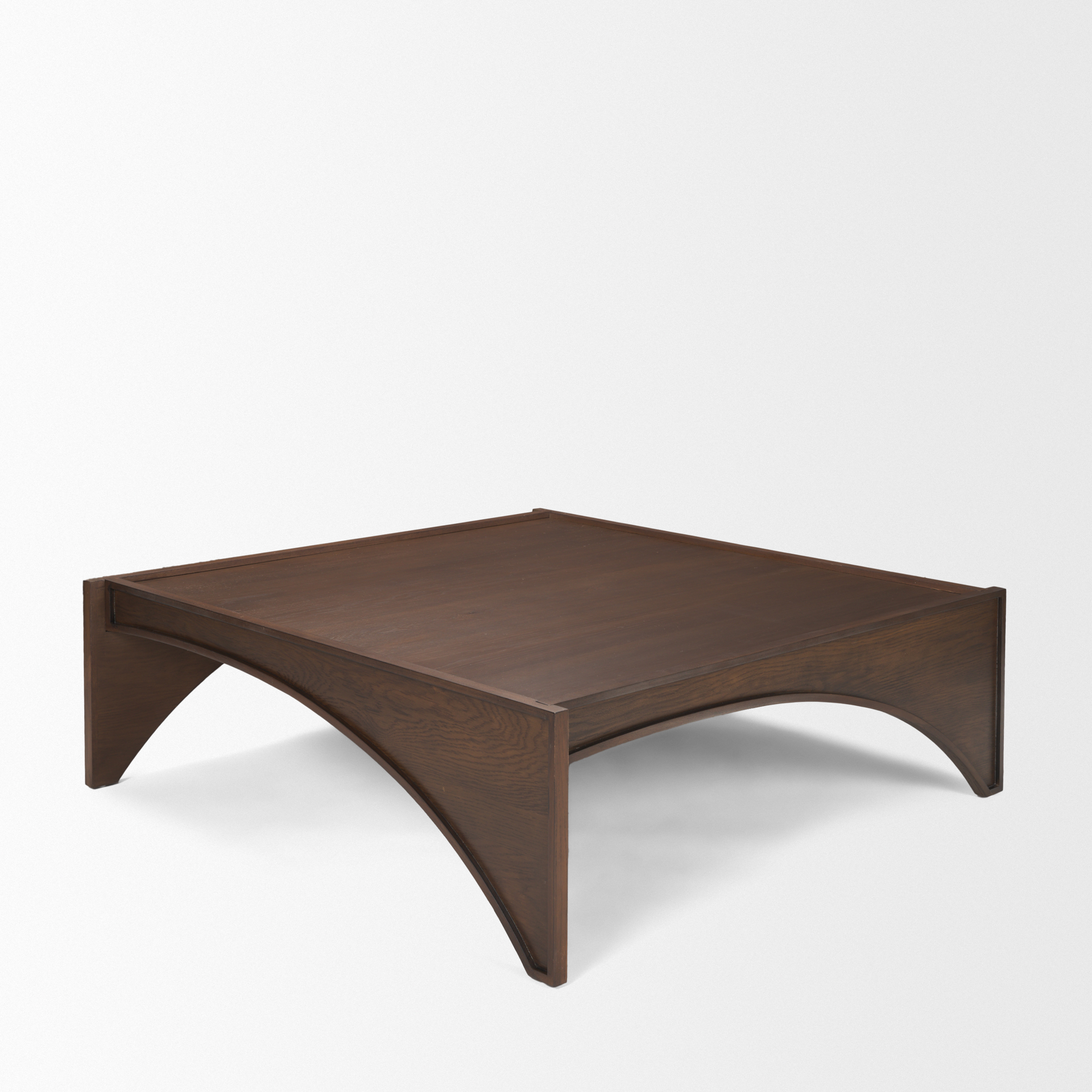 laraya medium brown wood coffee table