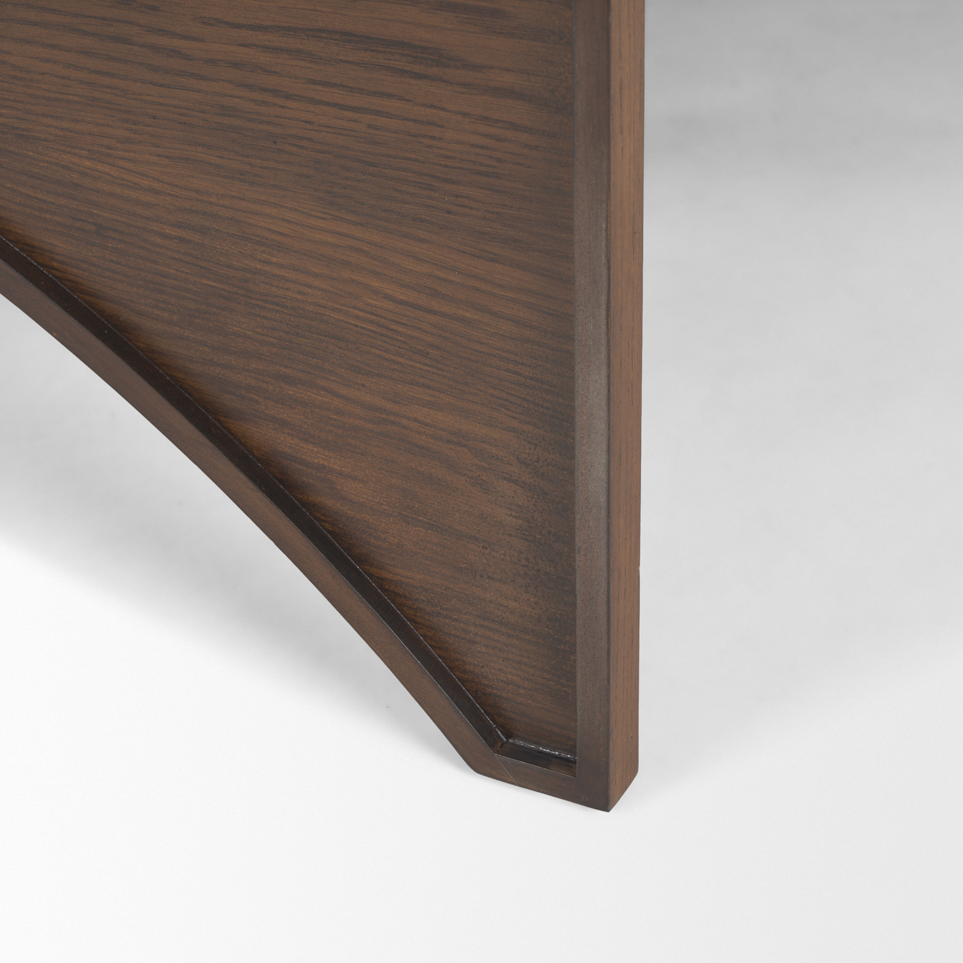 laraya medium brown wood coffee table