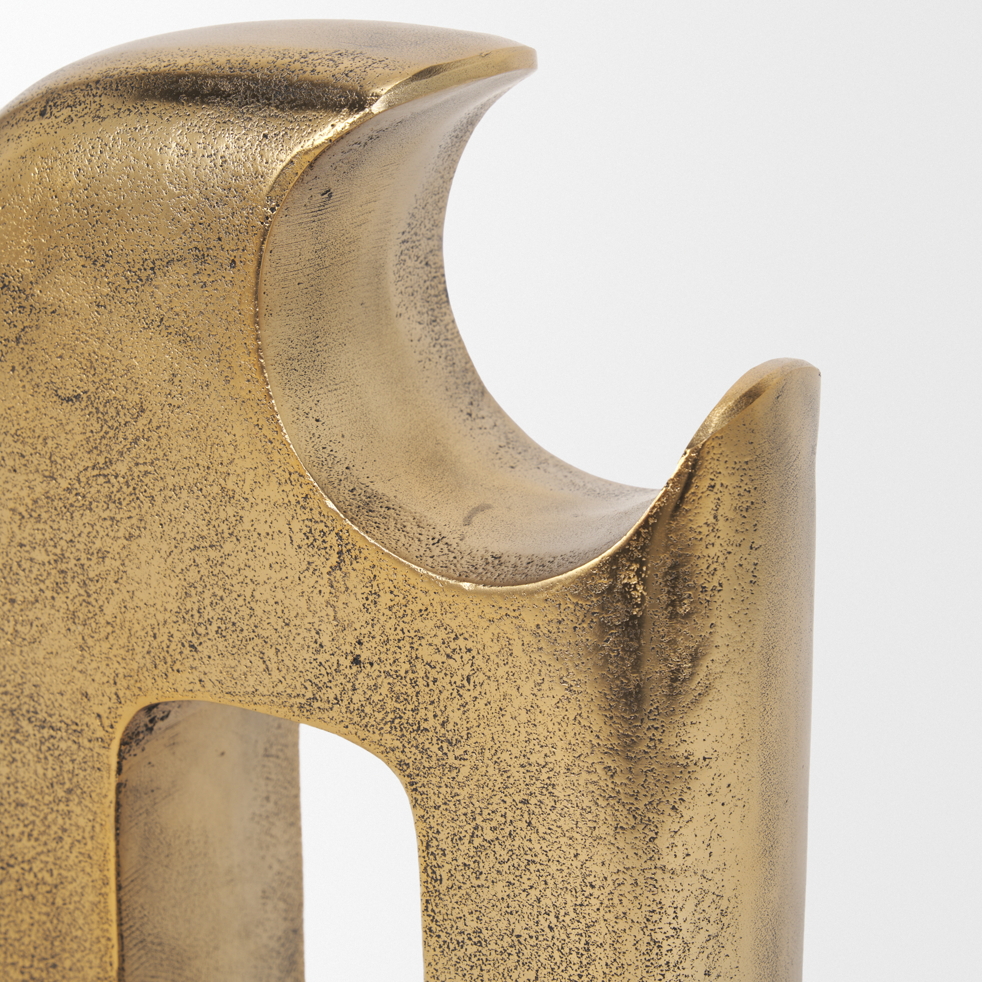 renni antiqued brass small decorative sculpture