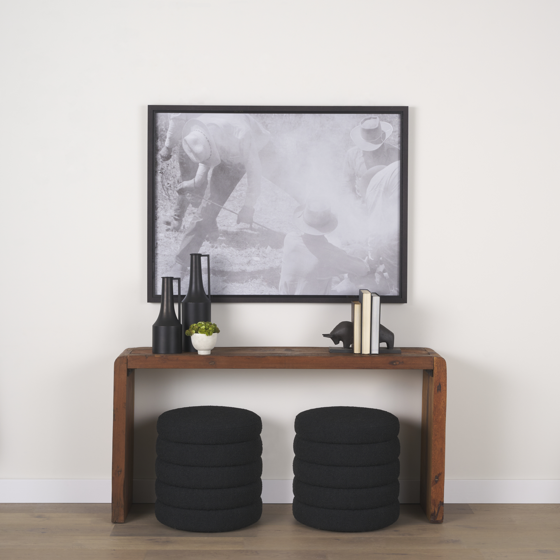 tauro iii (set of 2) 10l x 5w black cast aluminum raging bull bookends