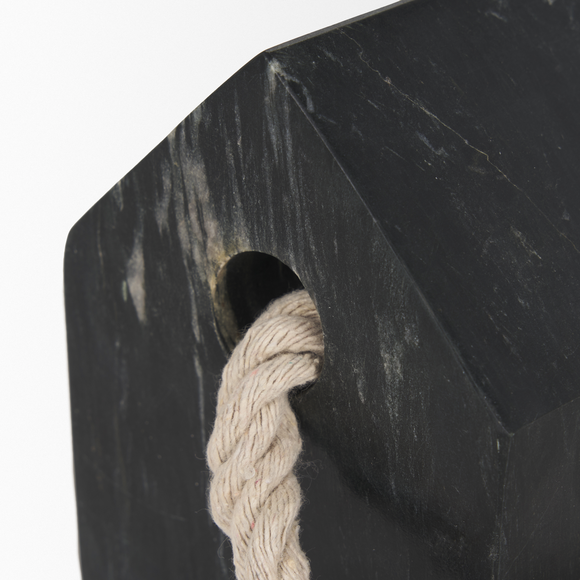 raena black marble house door stopper