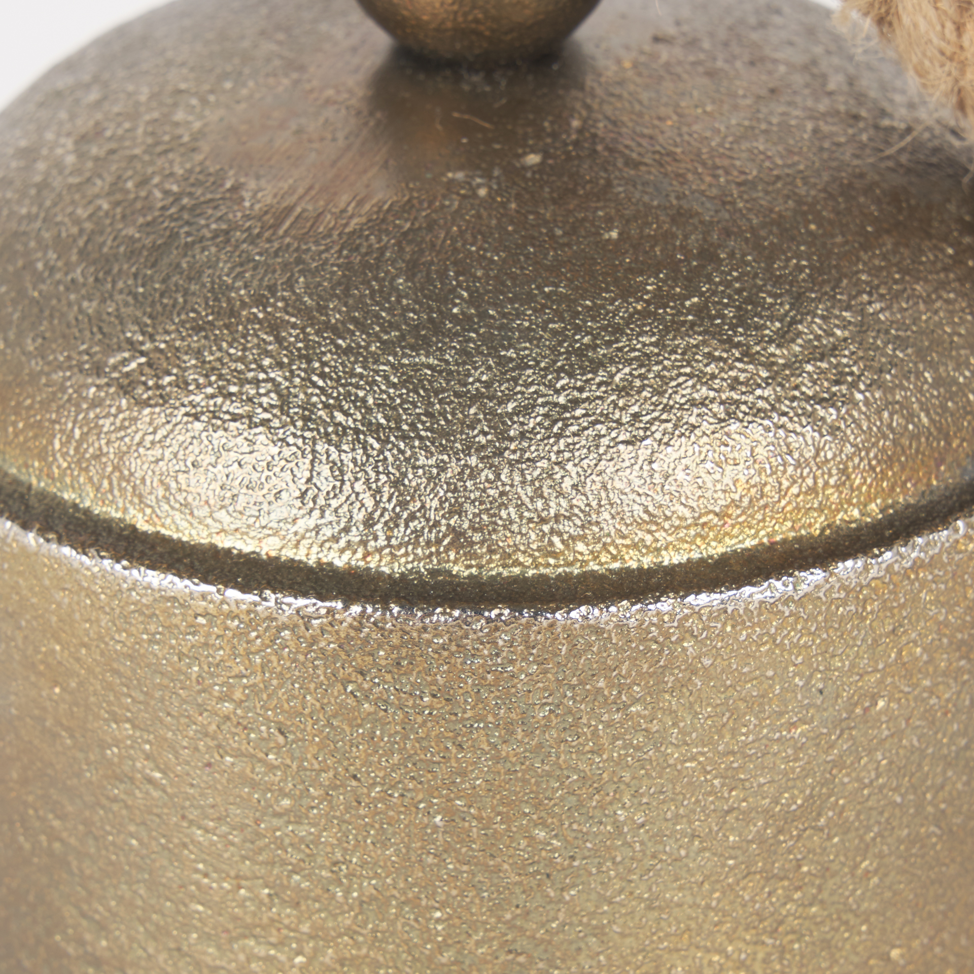 quincy medium gold metal decorative bell object
