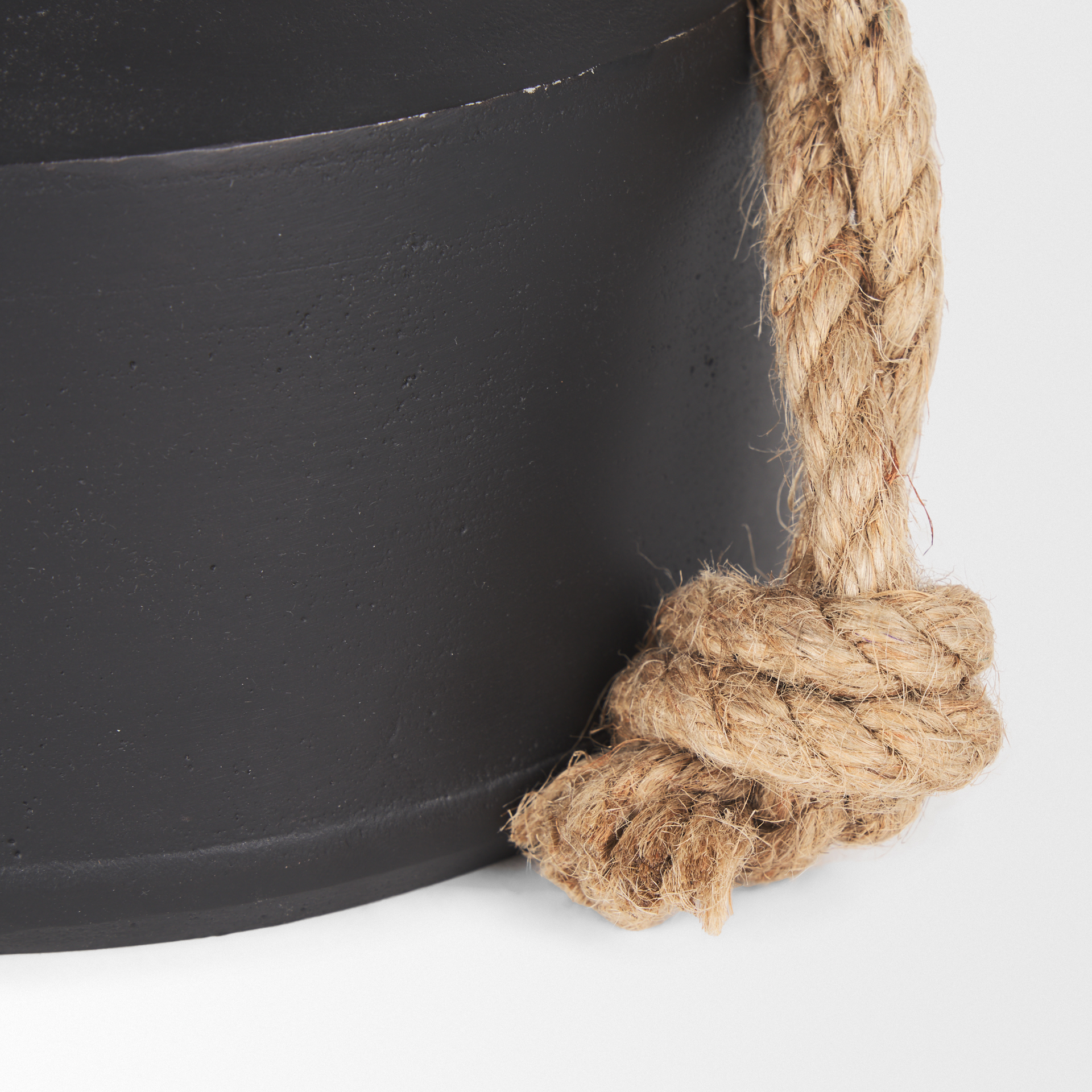 quincy large matte black metal decorative bell object