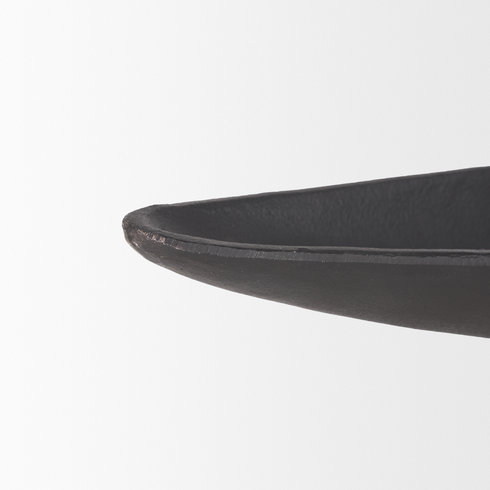 piero small matte black metal decorative bowl