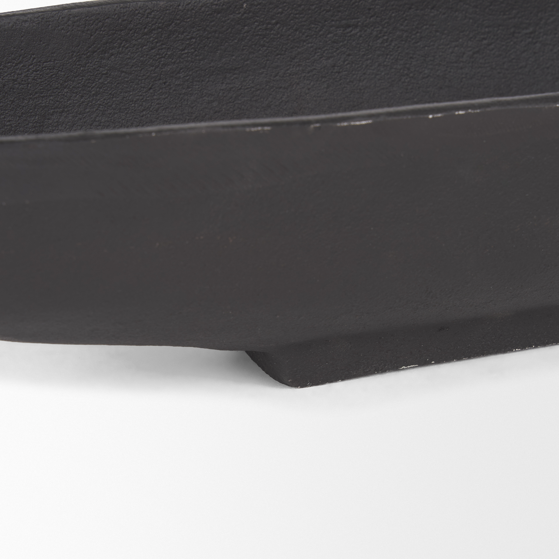 piero small matte black metal decorative bowl