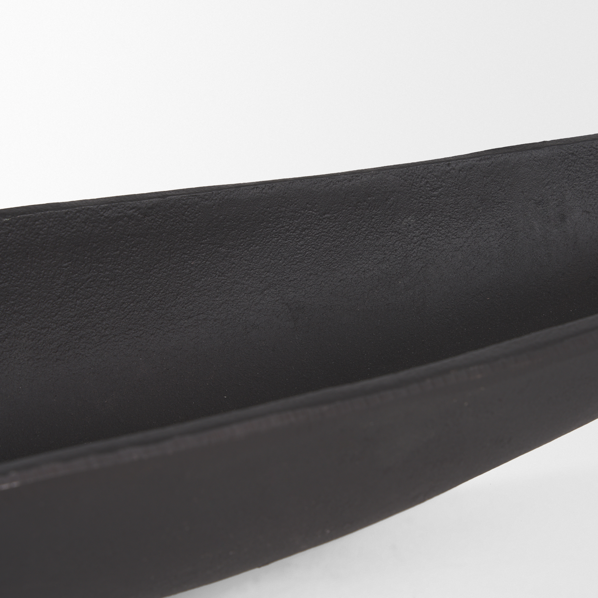 piero small matte black metal decorative bowl