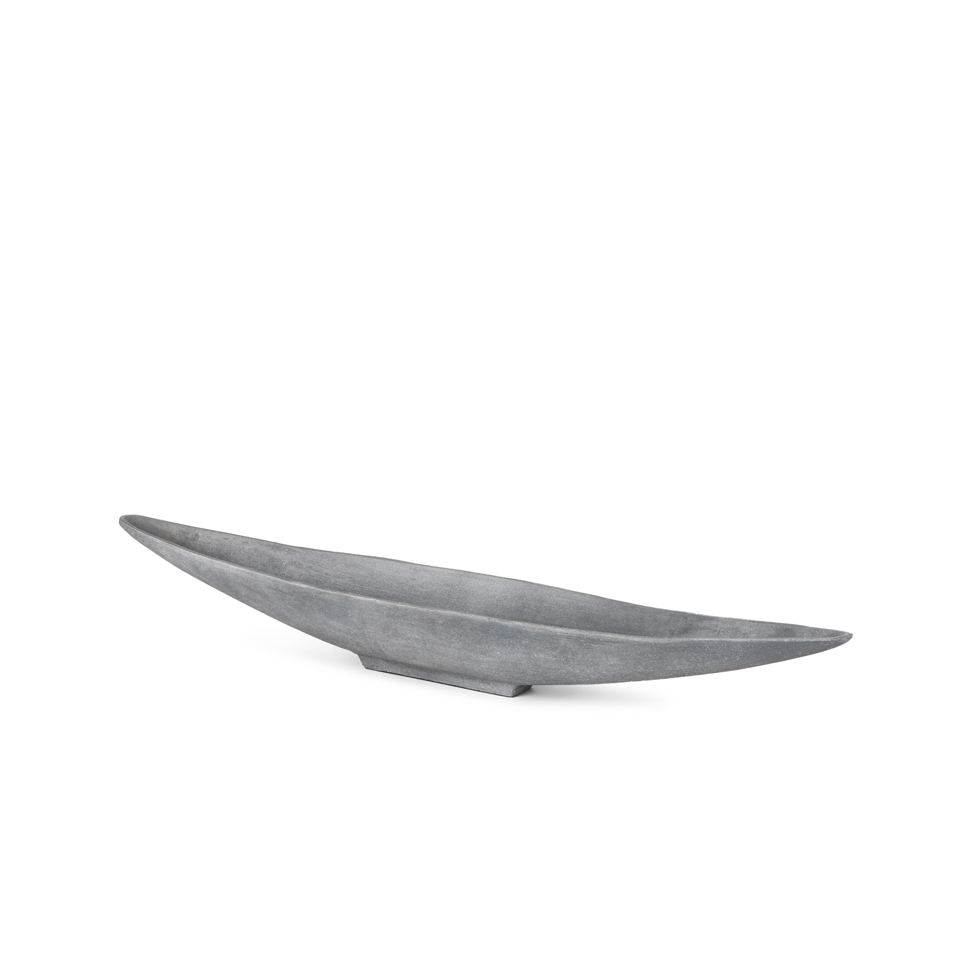 piero small concrete finished metal decorative bowl